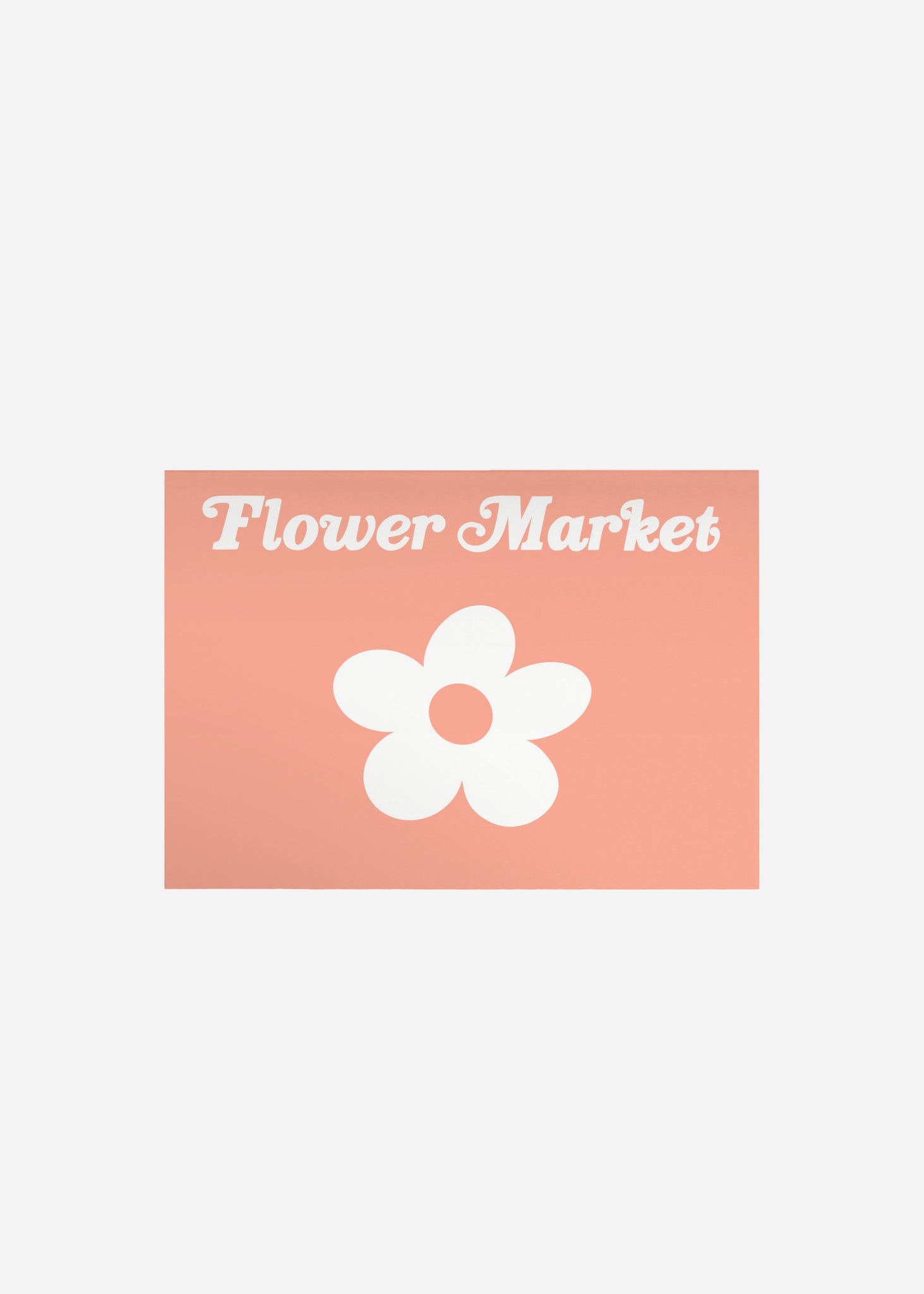 flower market sign Fine Art Print