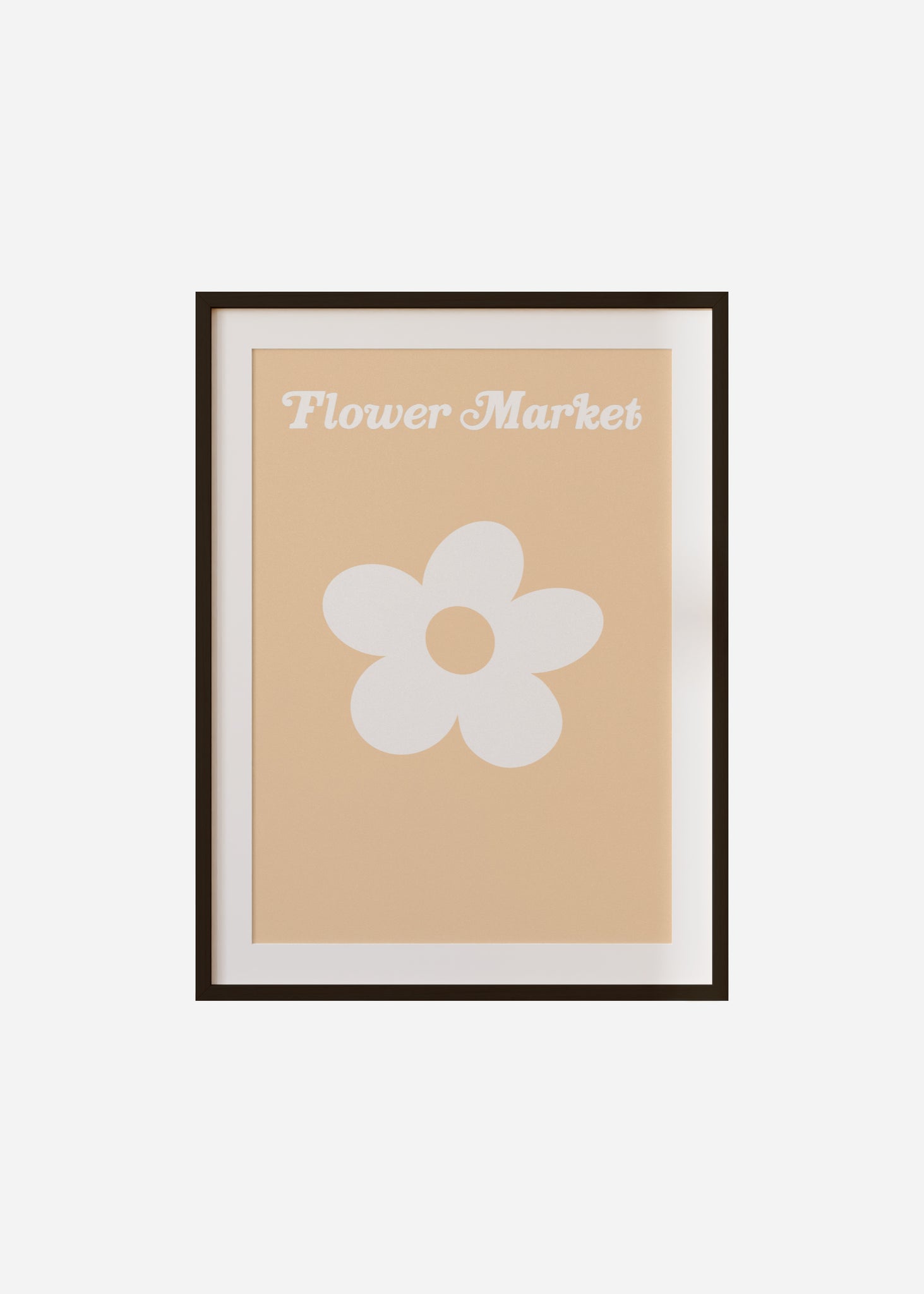 flower market / daisy Framed & Mounted Print