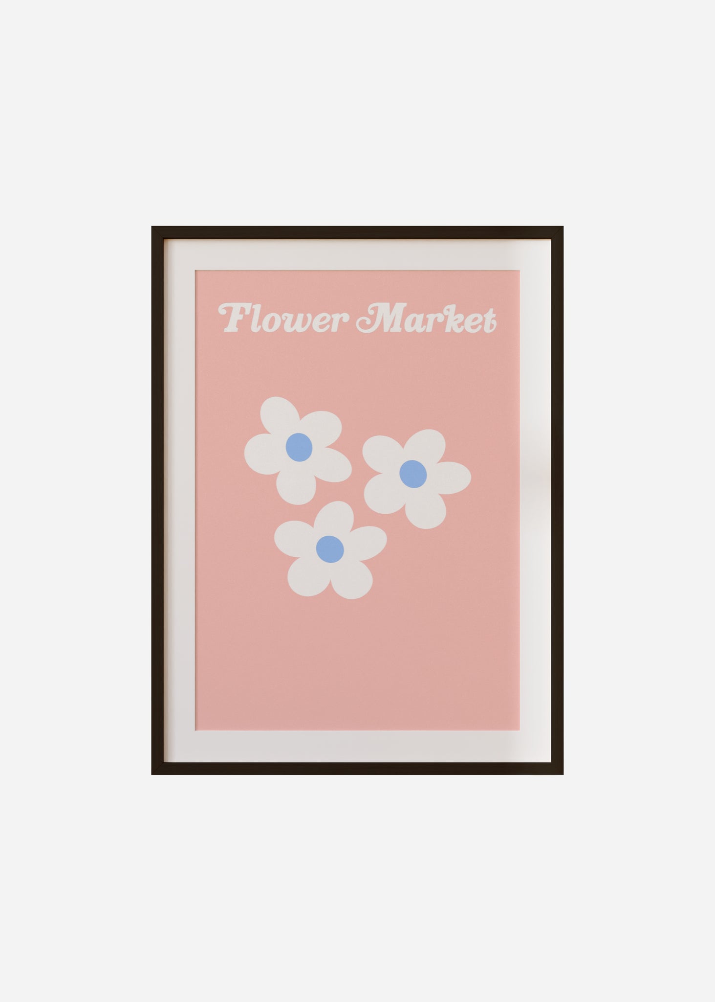 flower market / daisy Framed & Mounted Print