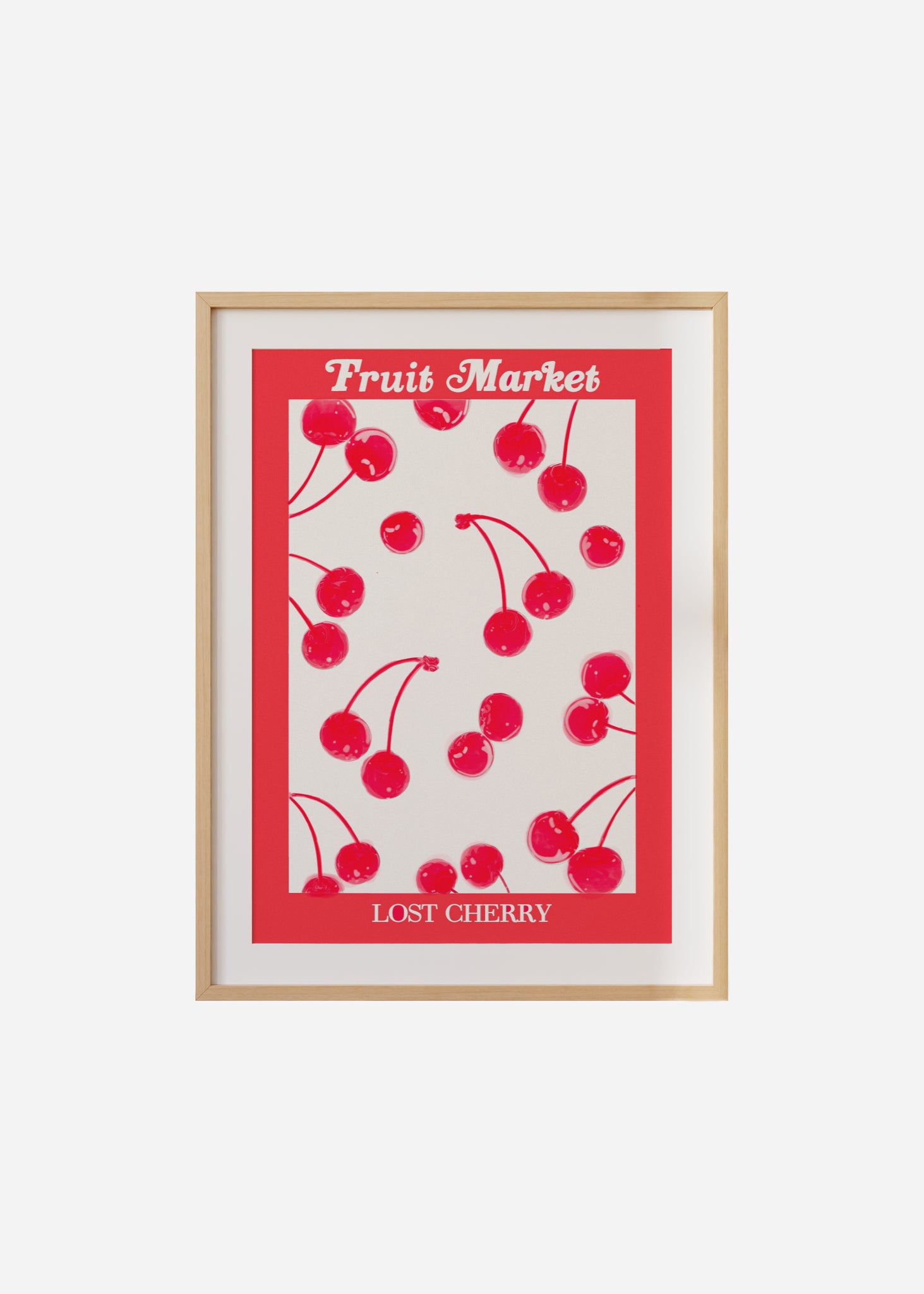 fruit market / lost cherry Framed & Mounted Print