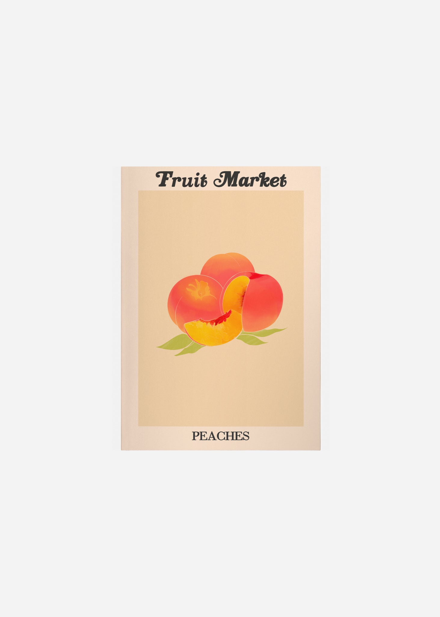 fruit market / peaches Fine Art Print