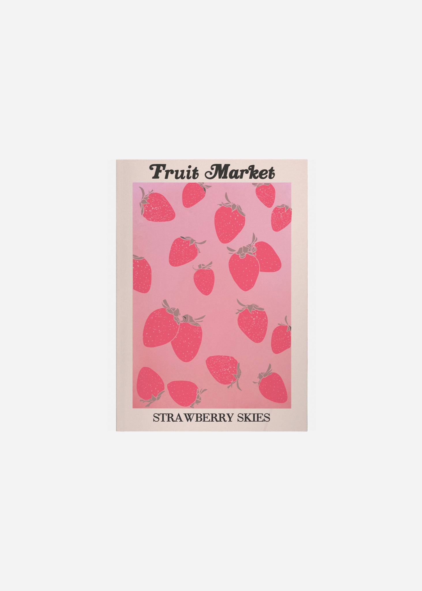 fruit market / strawberry skies Fine Art Print
