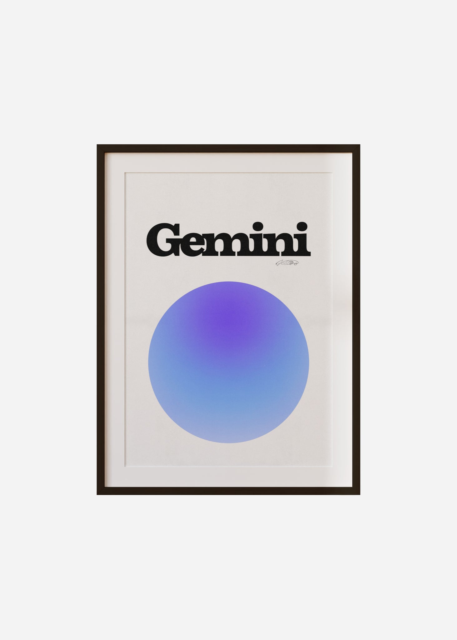 Gemini Aura Framed & Mounted Print