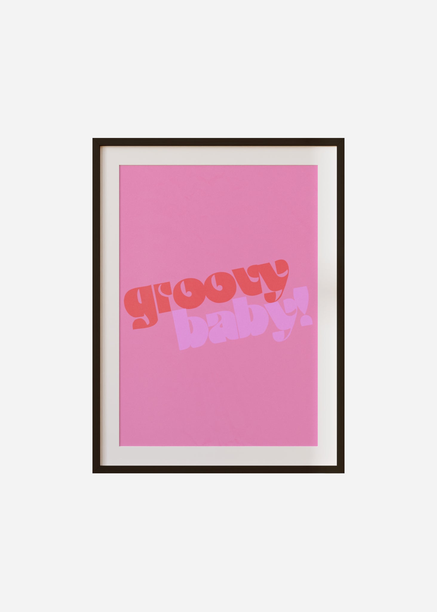 groovy baby Framed & Mounted Print