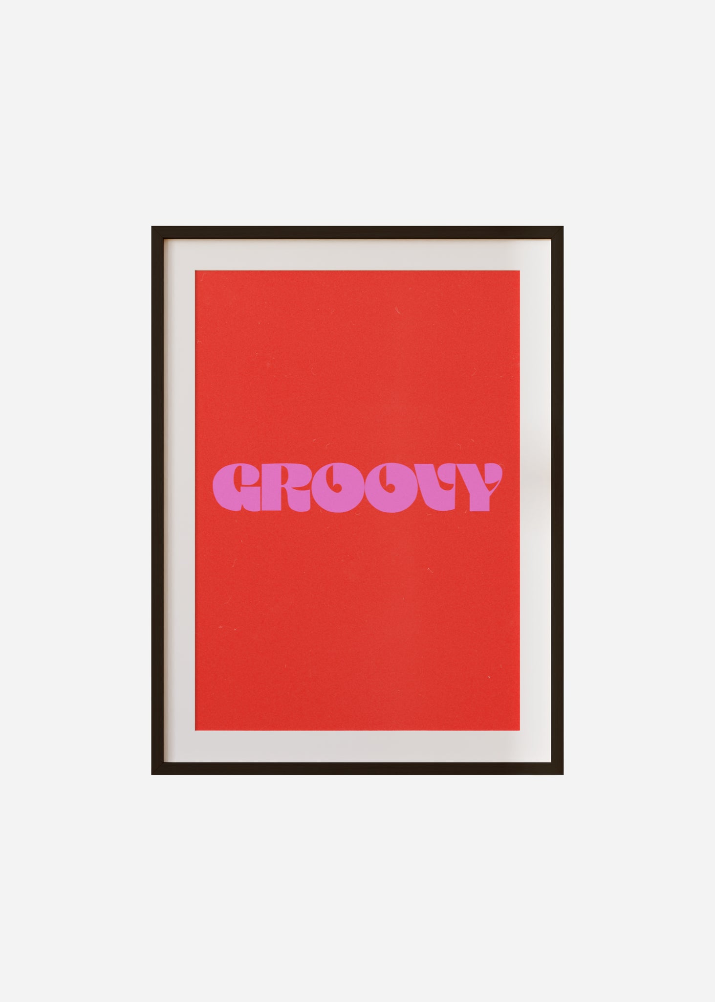 groovy Framed & Mounted Print