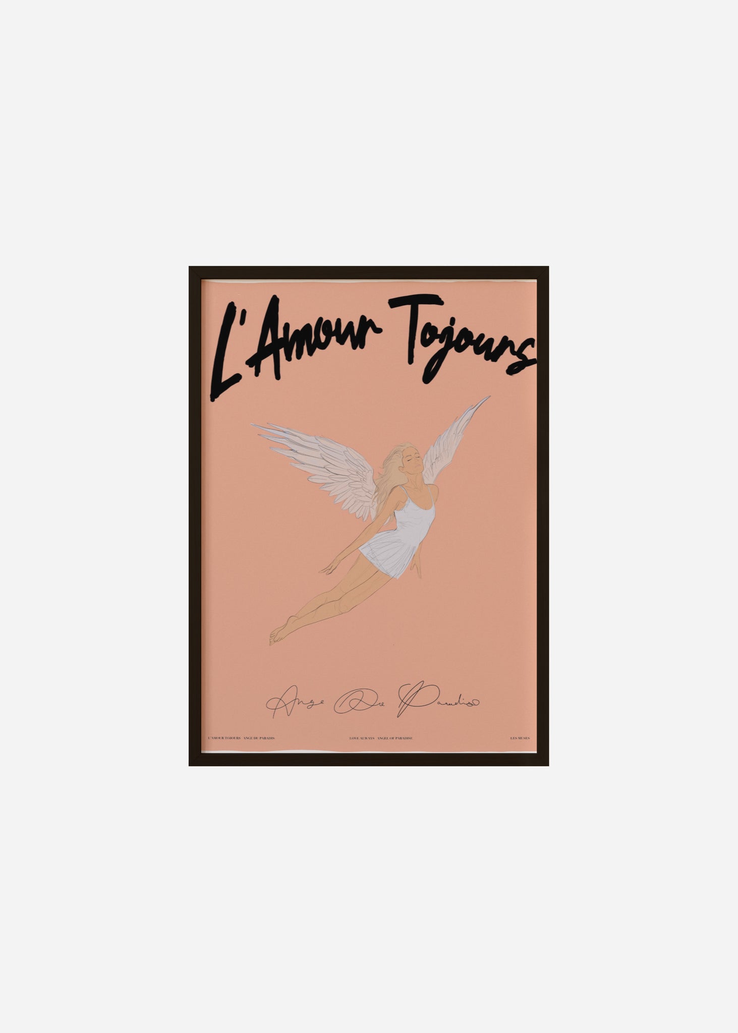 l'amour toujours Framed Print