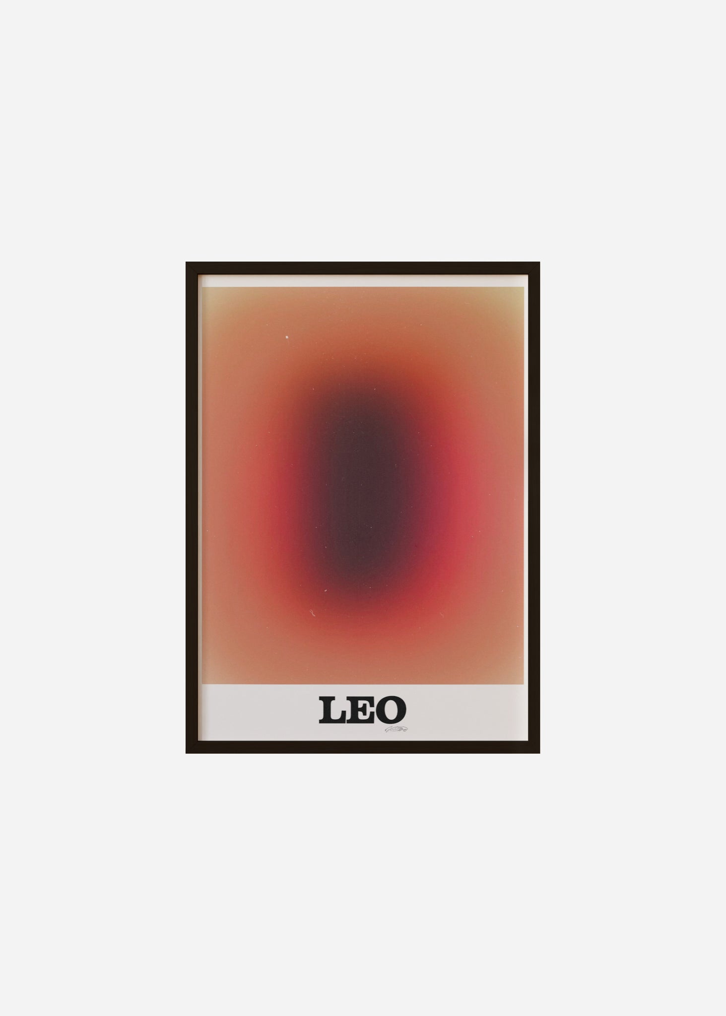 Leo Aura Framed Print