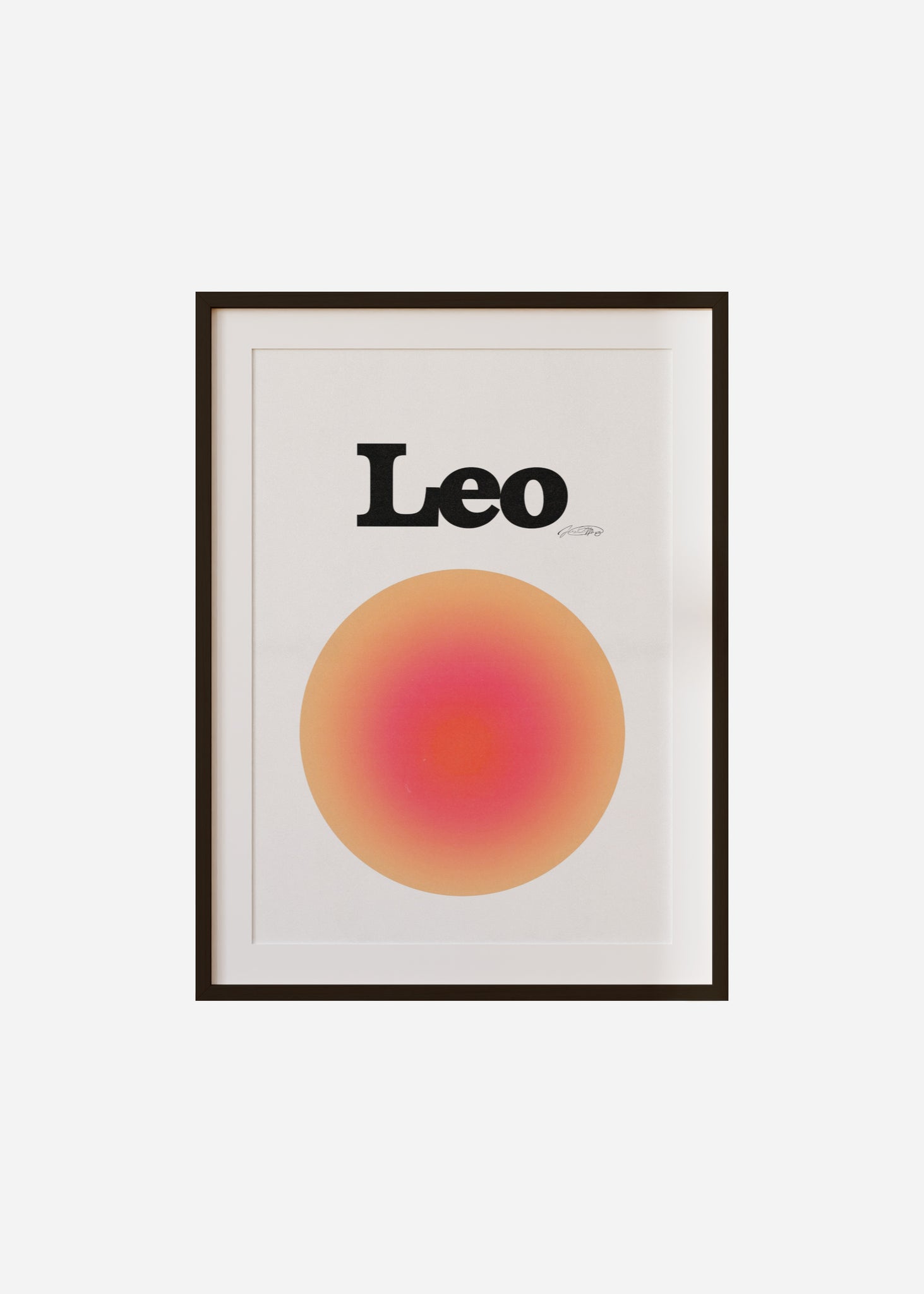 Leo Aura Framed & Mounted Print