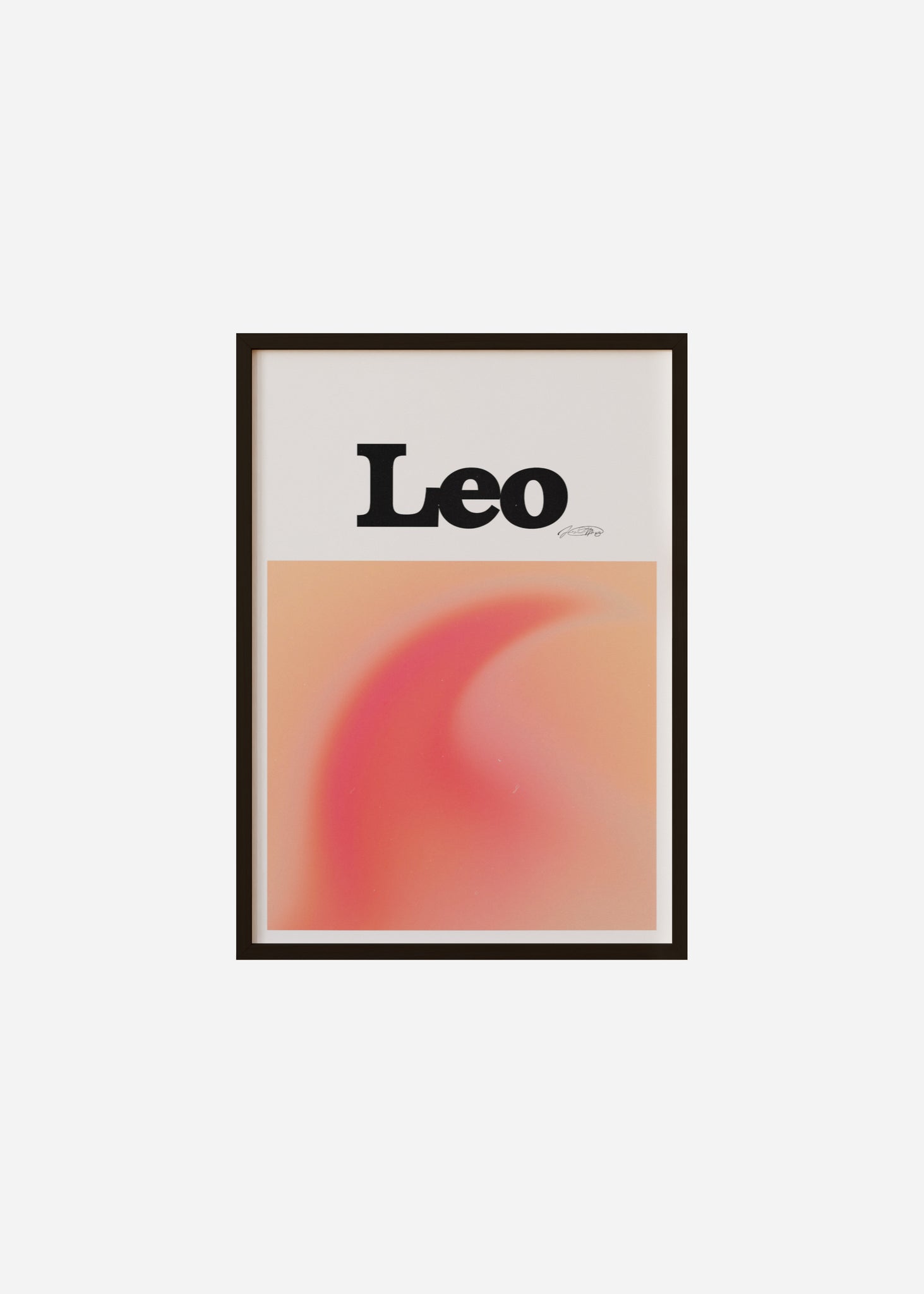 Leo Aura Framed Print