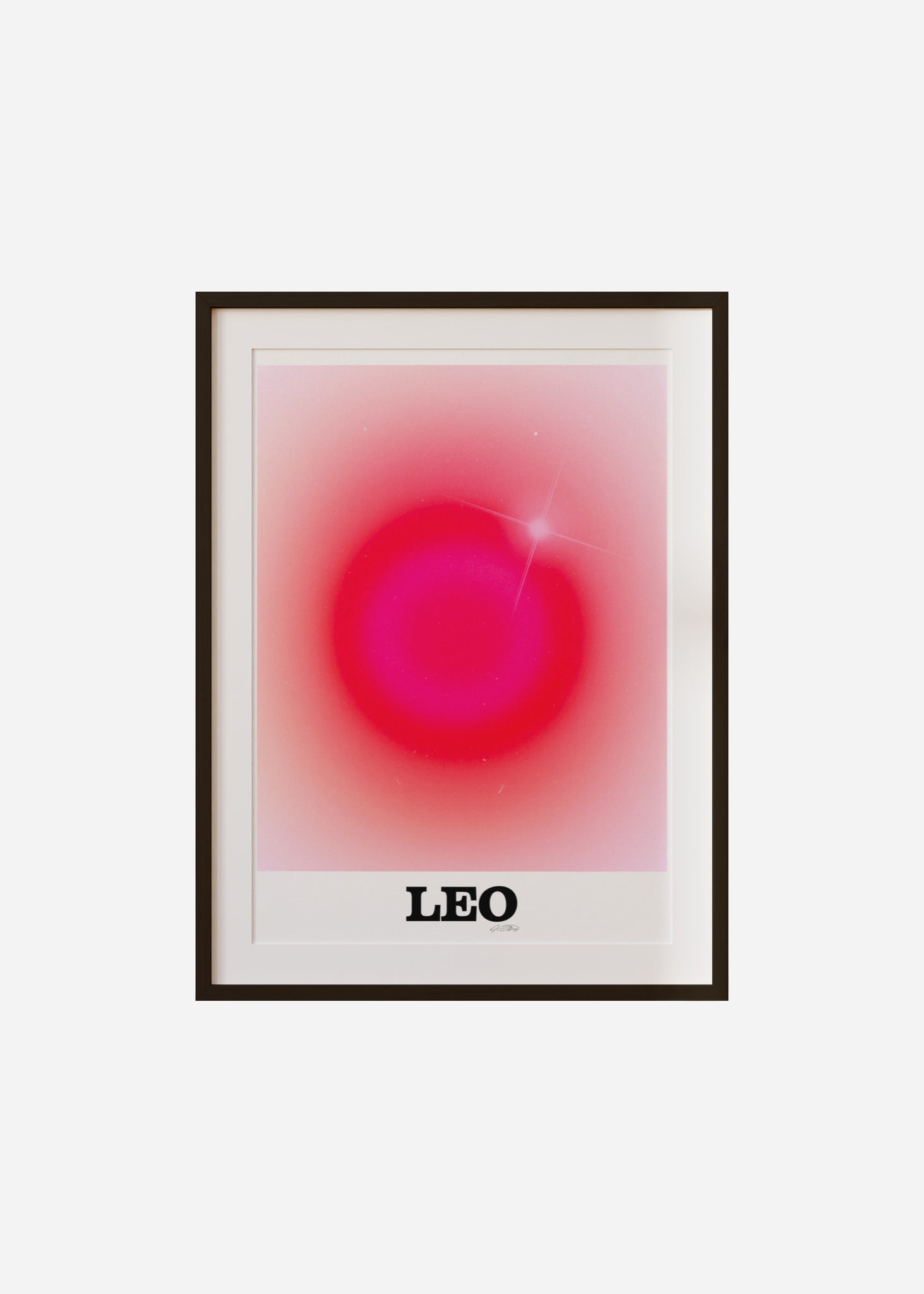 Leo Aura Framed & Mounted Print