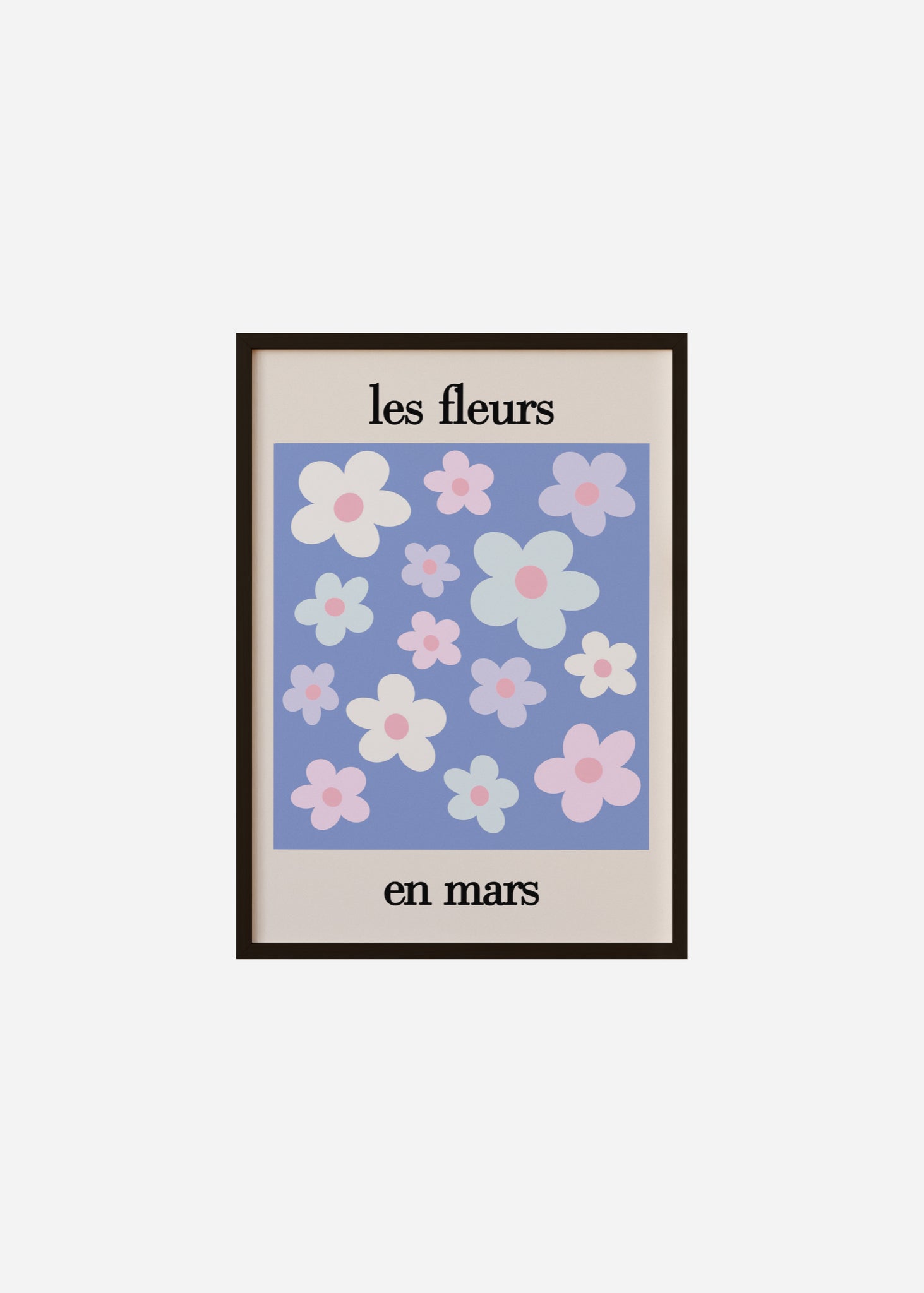 les fleurs Framed Print