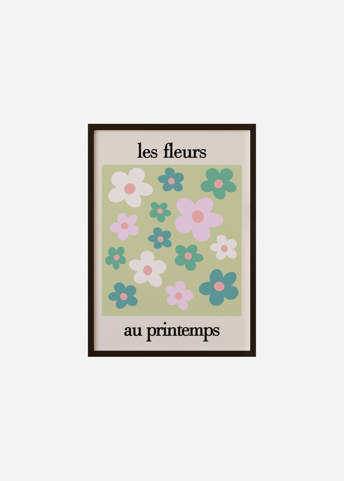 les fleurs Framed Print