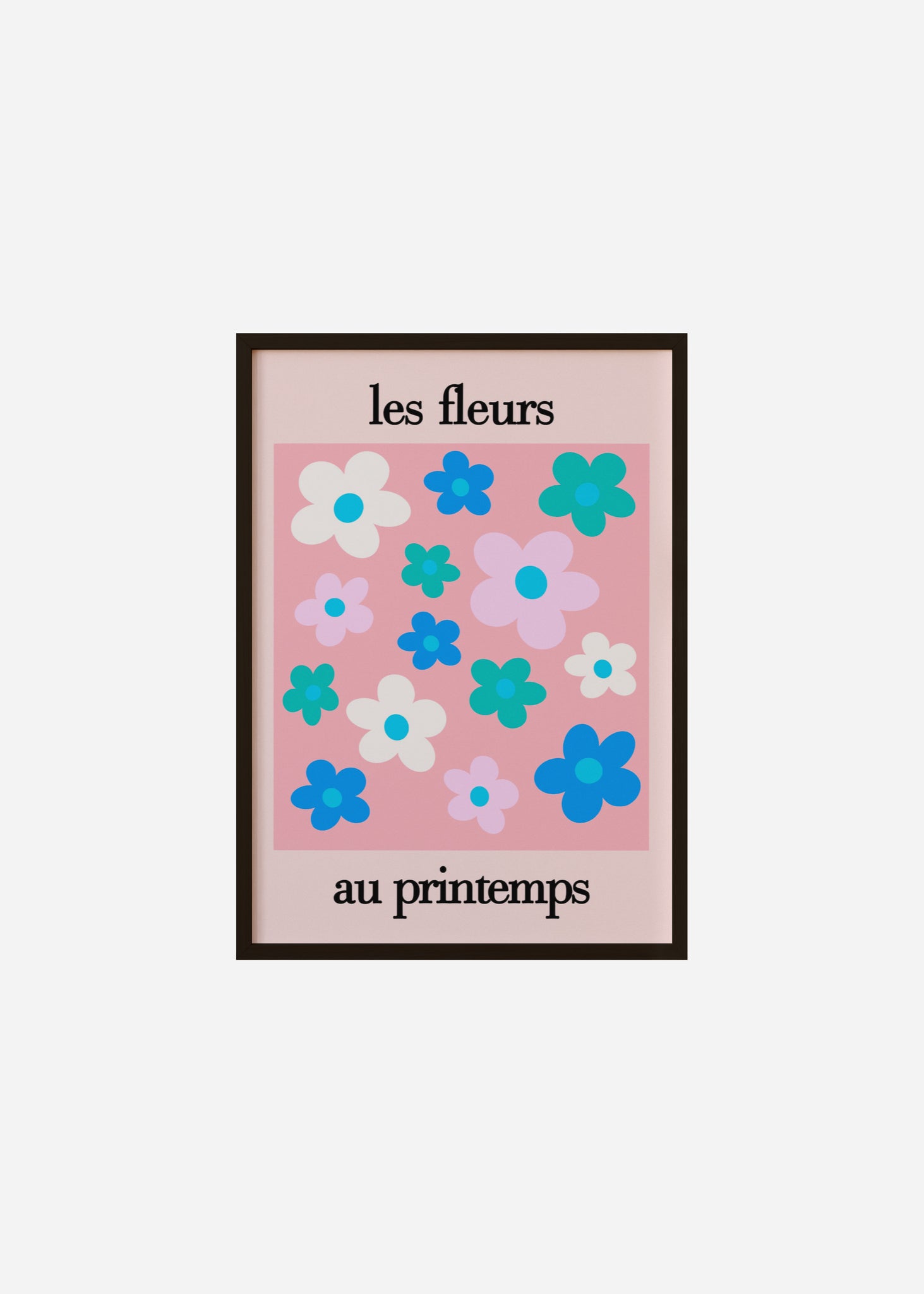 les fleurs Framed Print