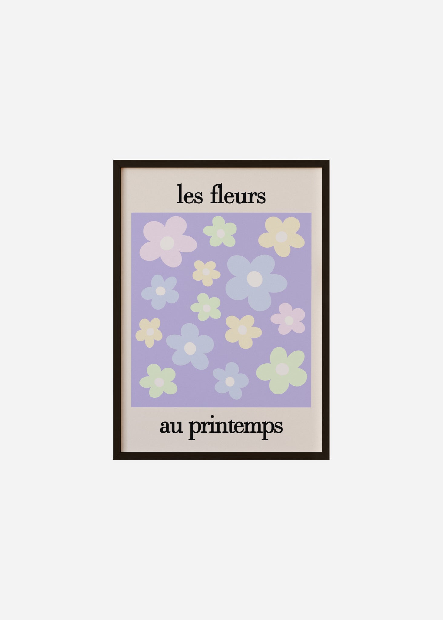 les fleurs Framed Print