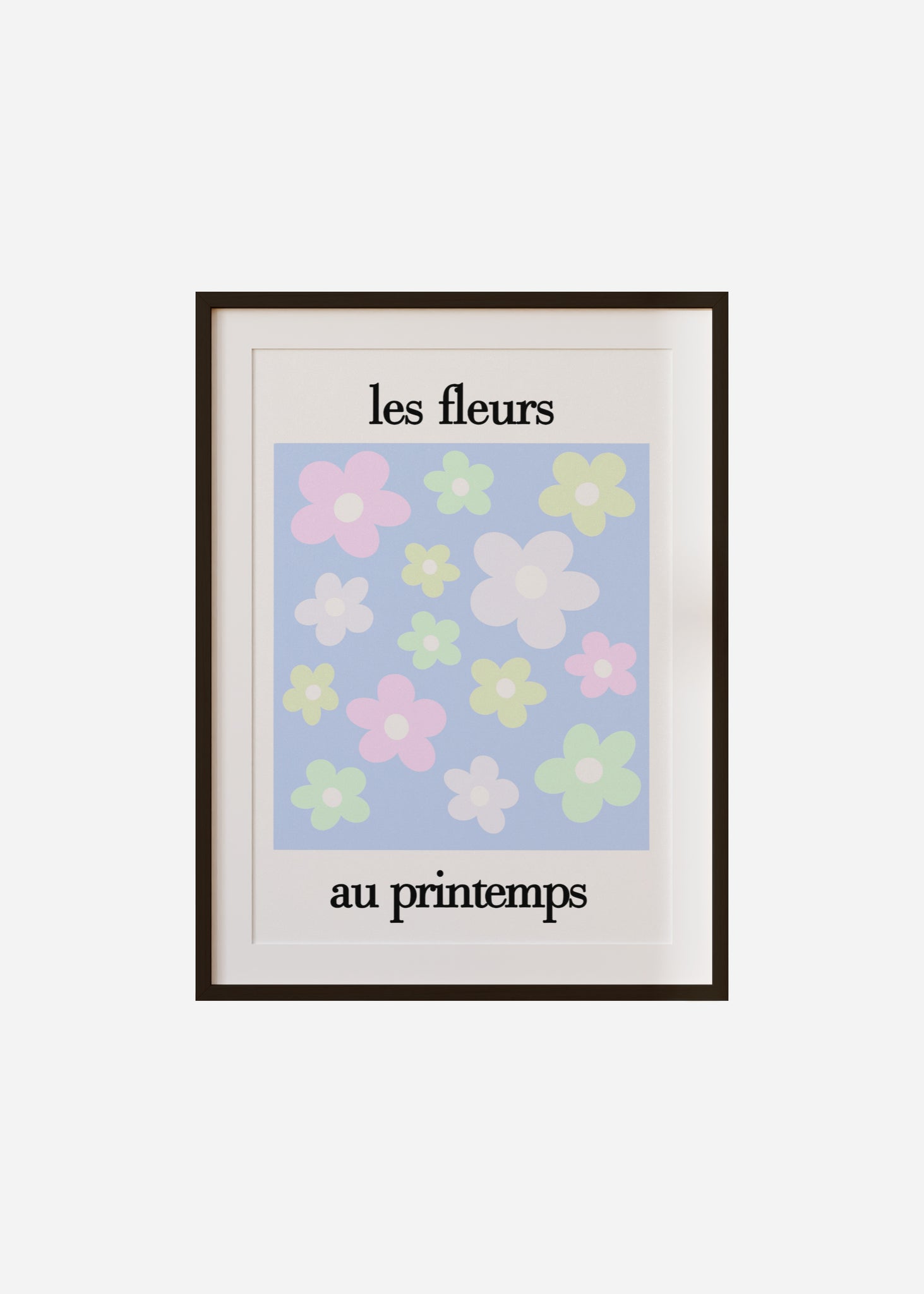 les fleurs Framed & Mounted Print