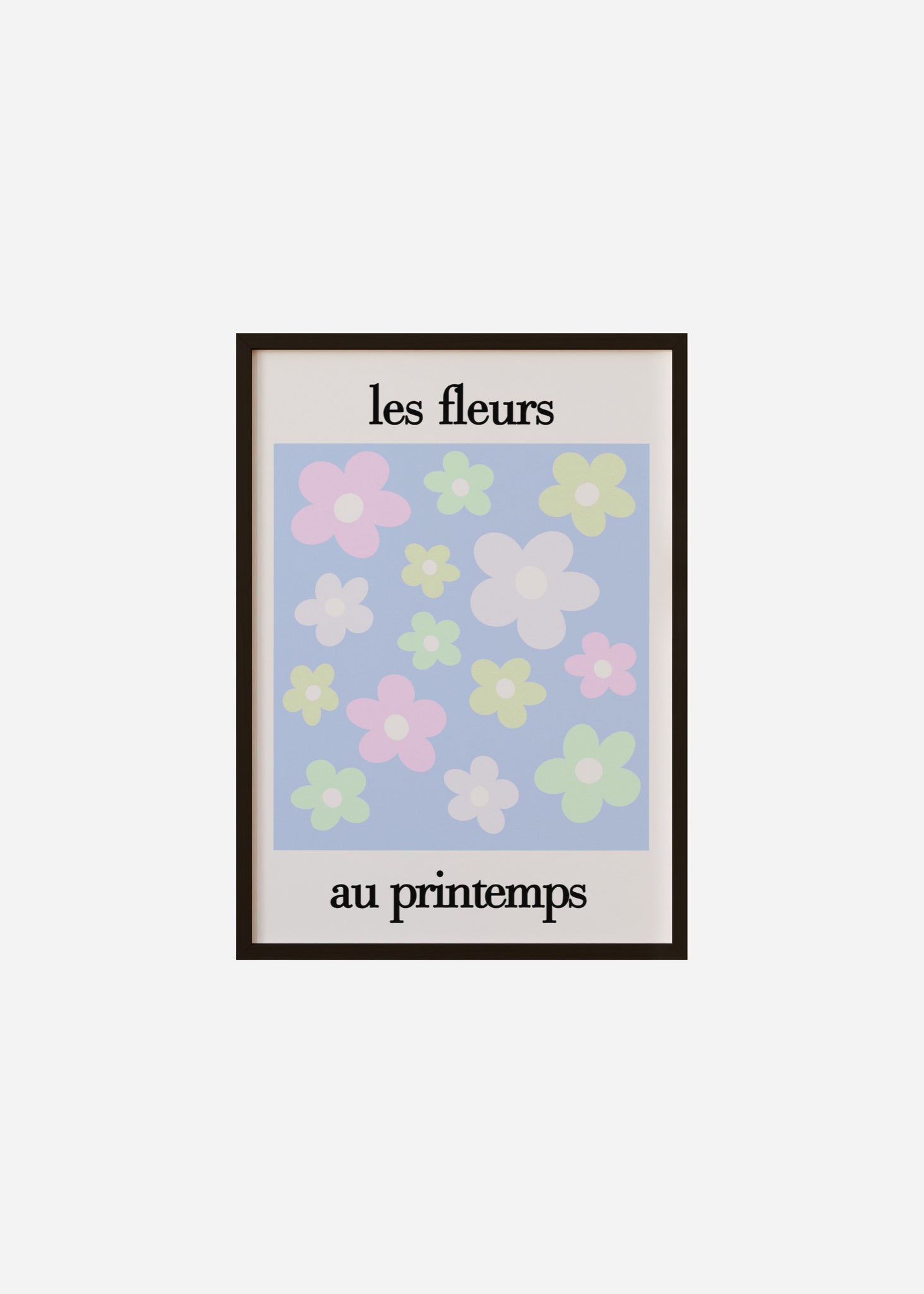 les fleurs Framed Print