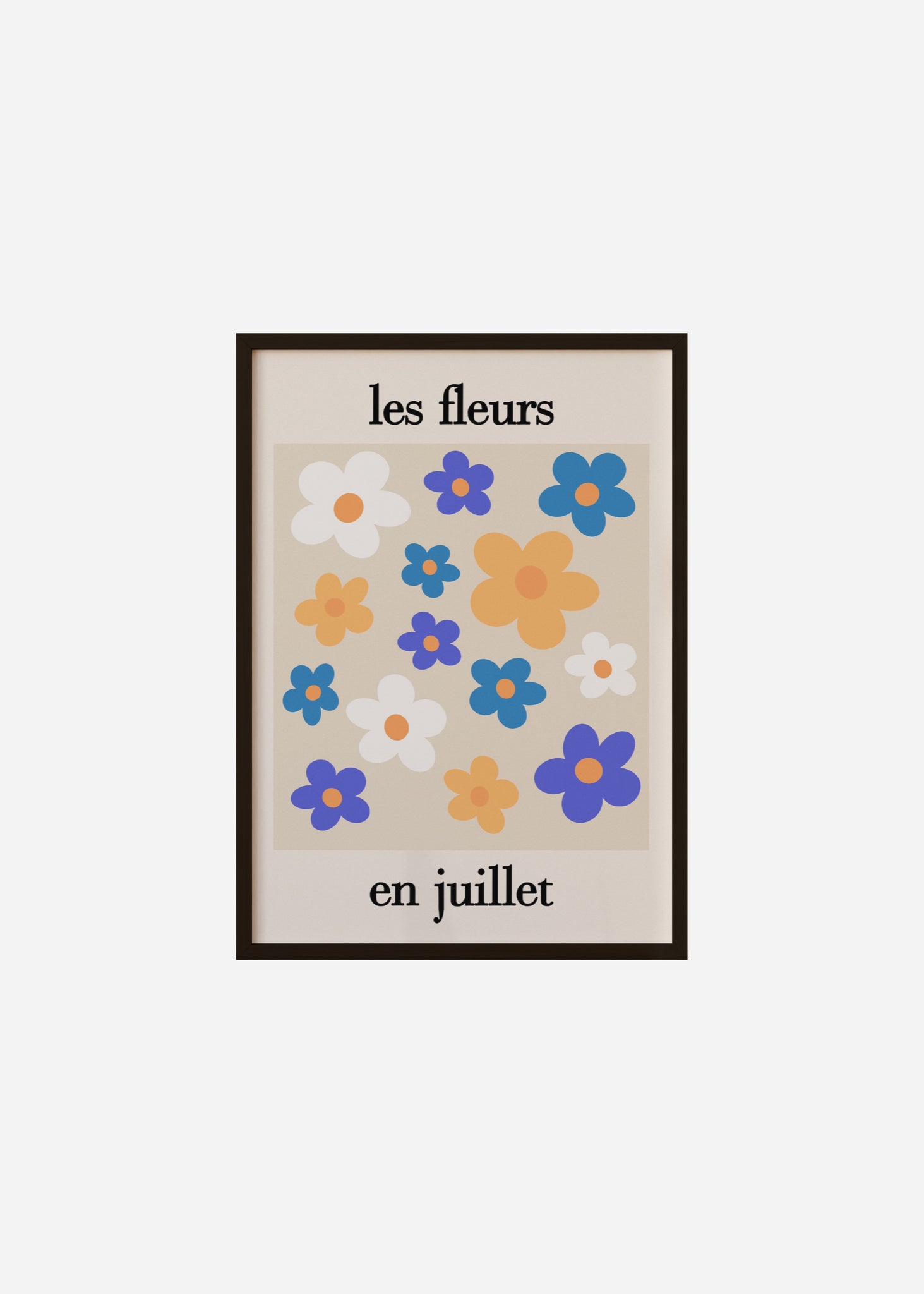 les fleurs Framed Print