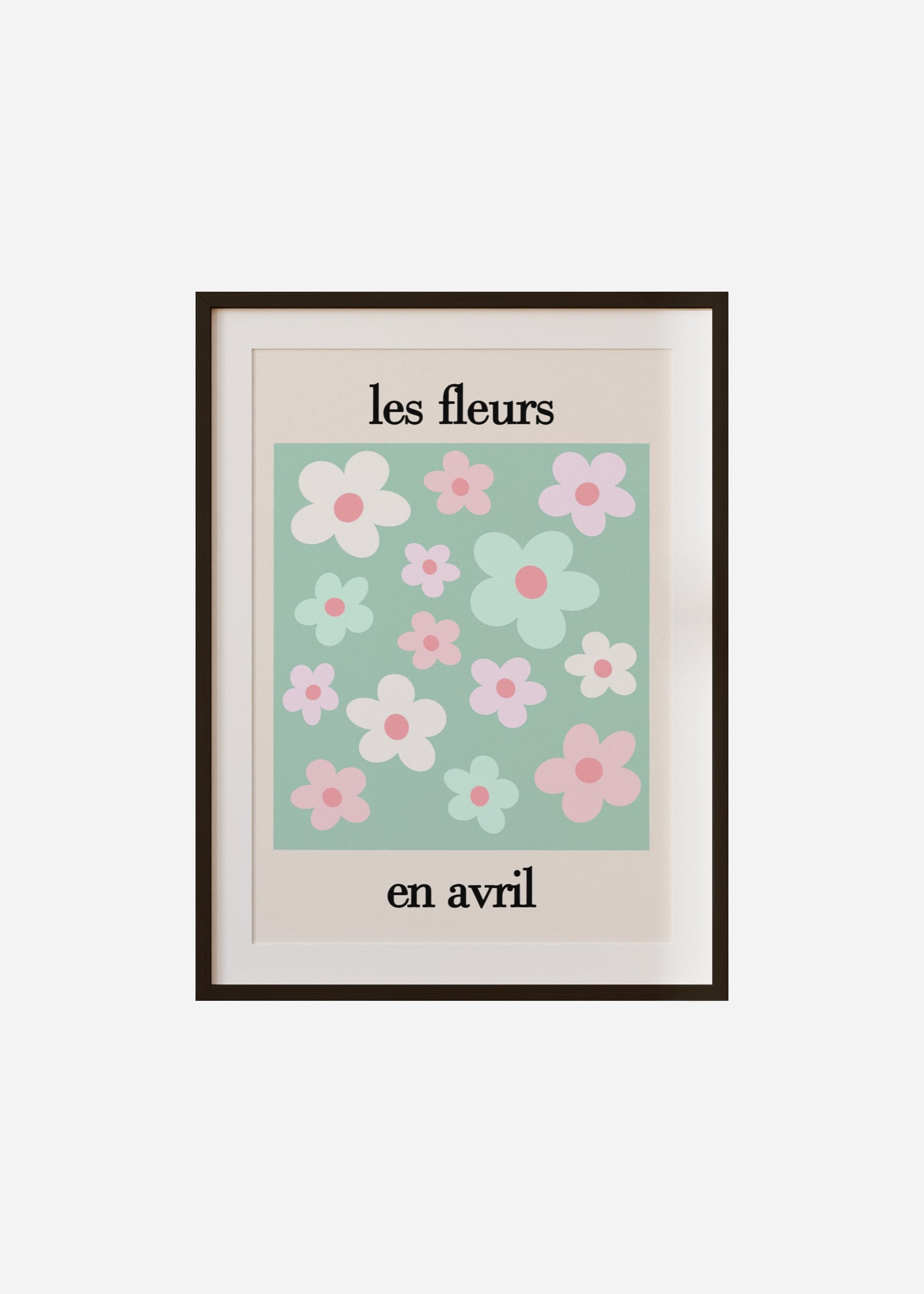 Les Fleurs Framed & Mounted Print