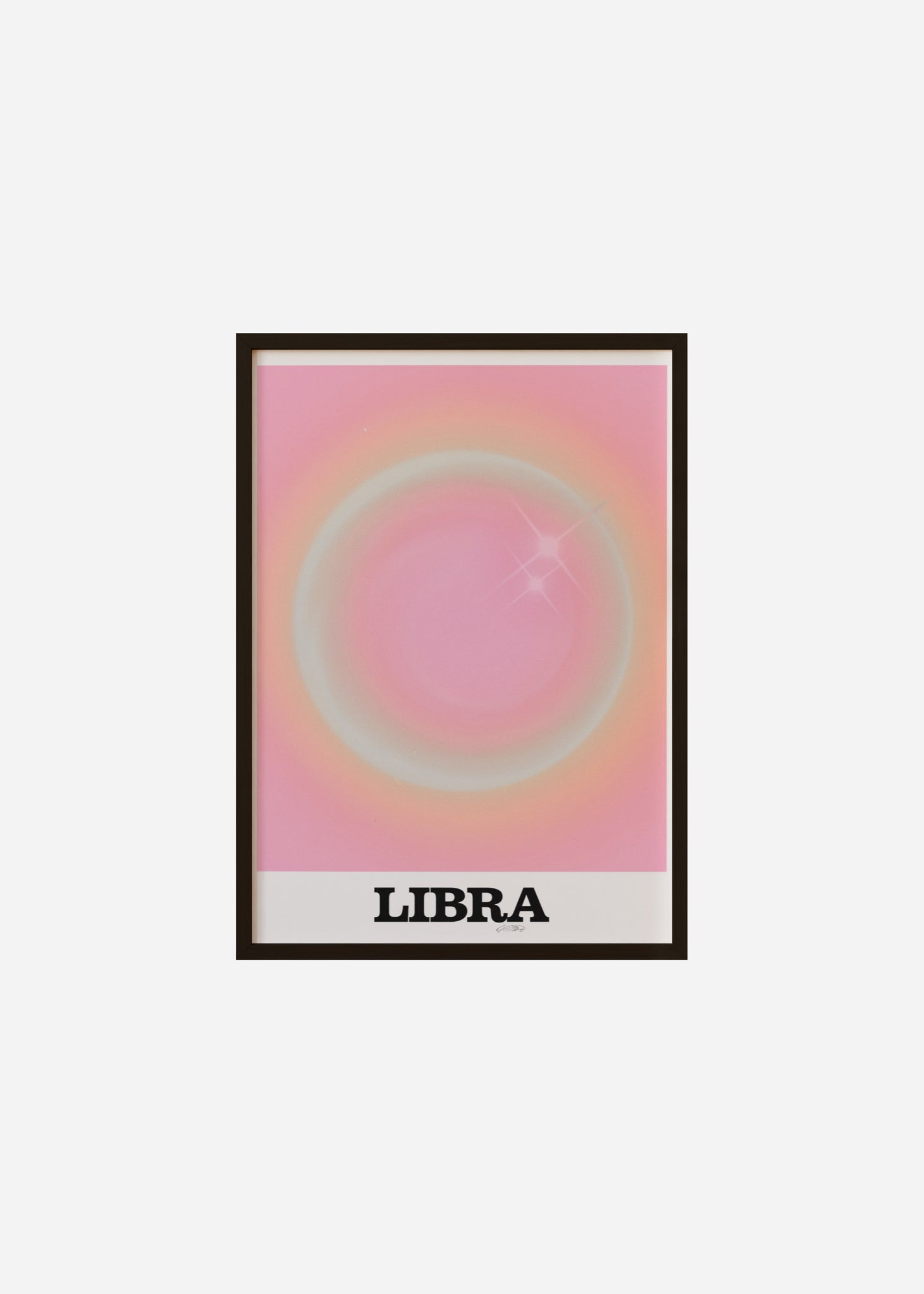 Libra Aura Framed Print