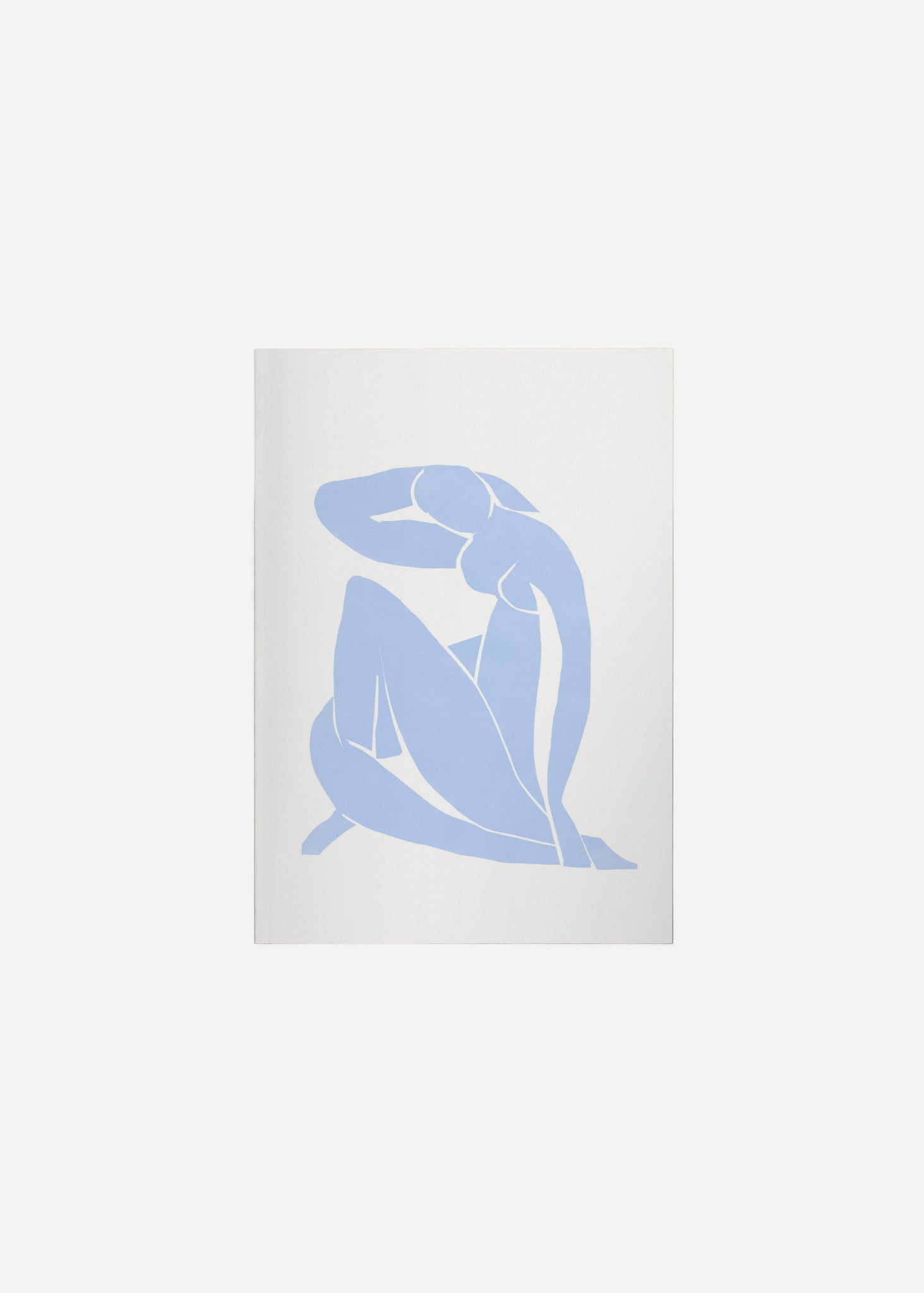 light blue nude Fine Art Print