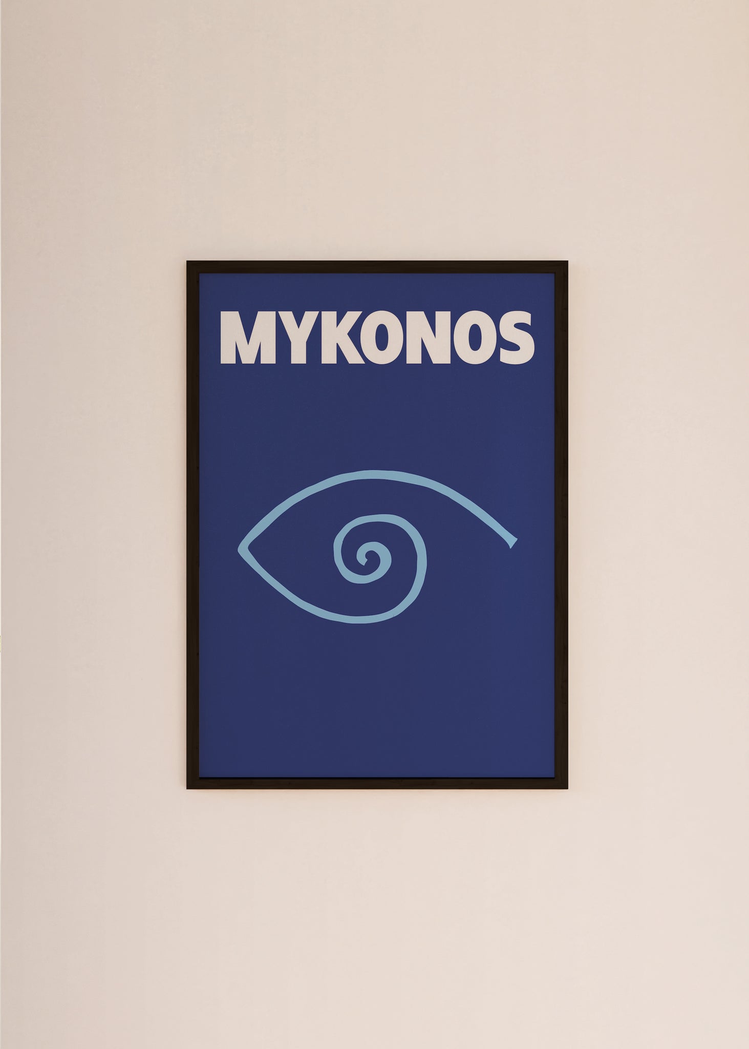 mykonos Framed Print