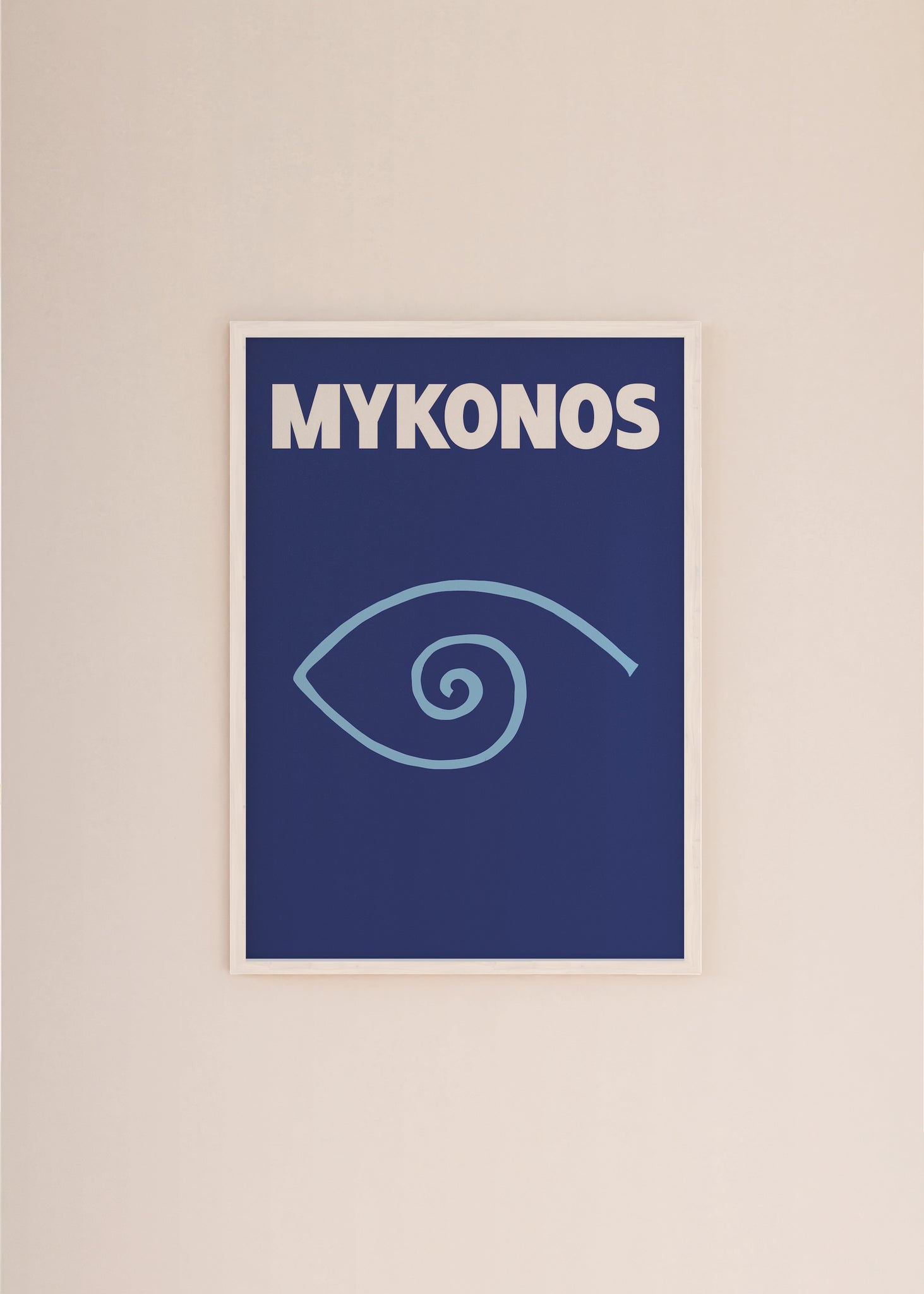 mykonos Framed Print