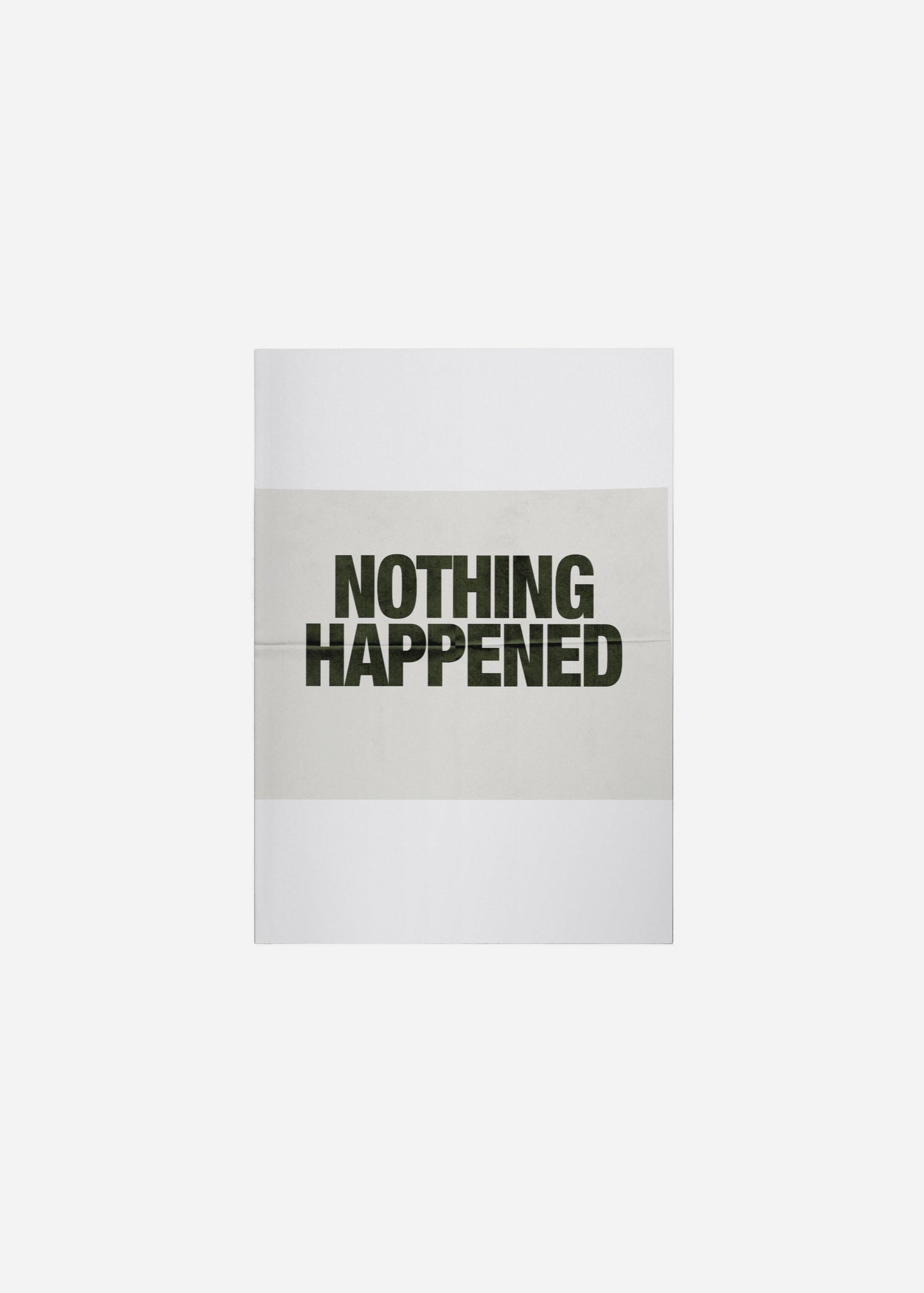 nothing happened Fine Art Print