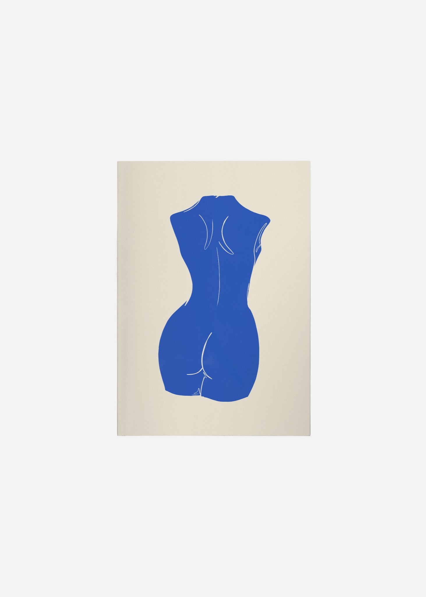 nude III / blue Fine Art Print