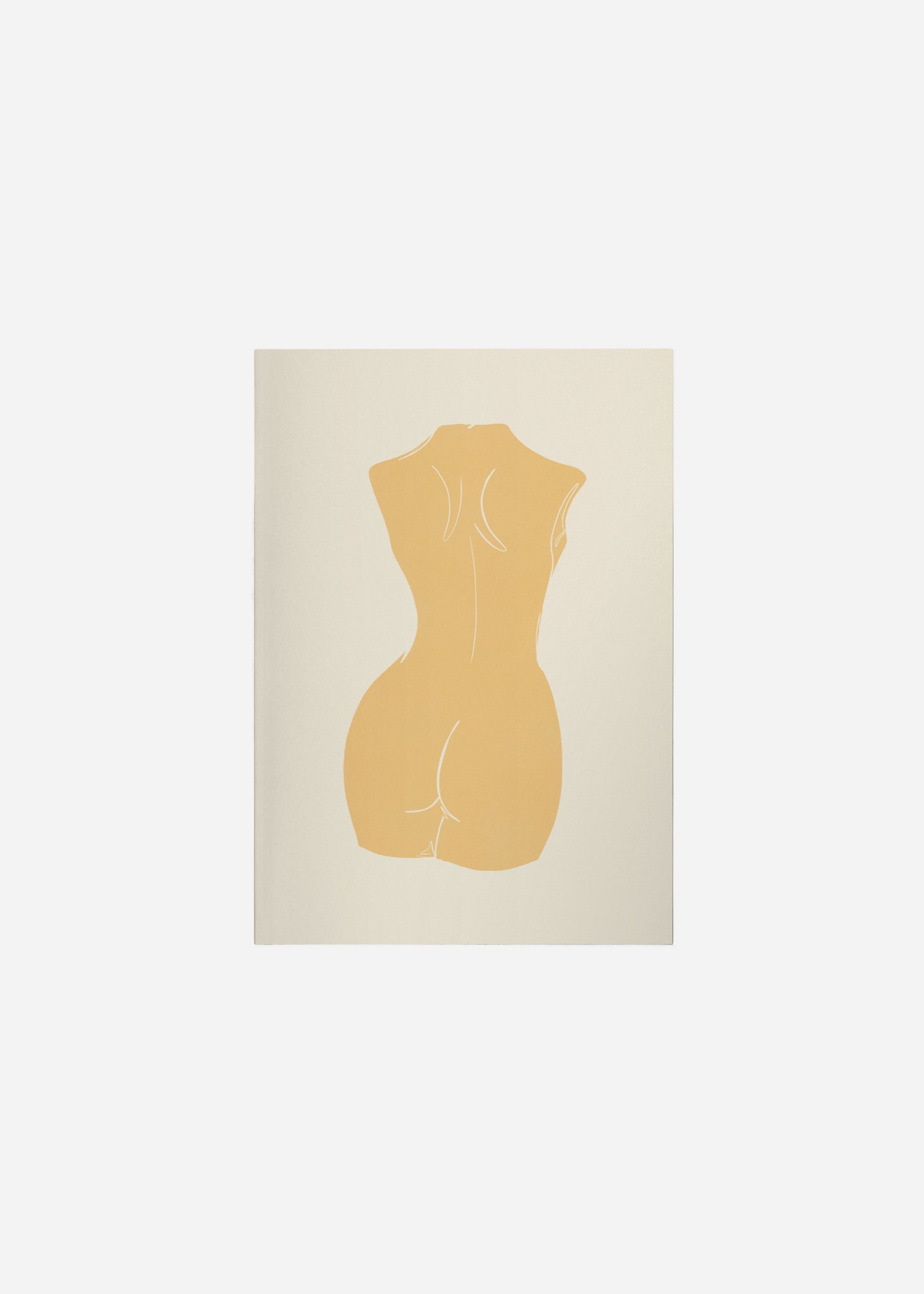 nude III / yellow Fine Art Print