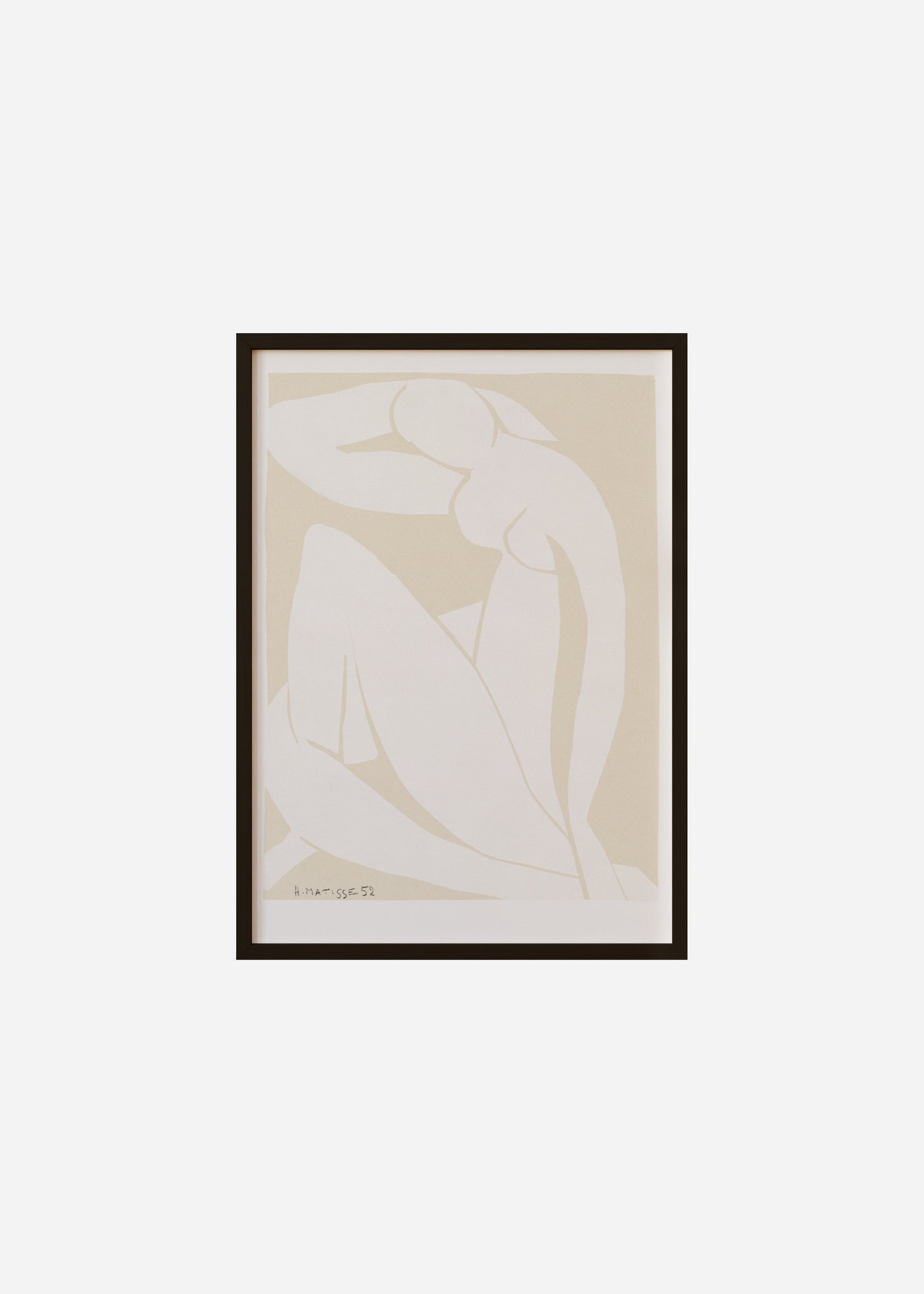 nude cut out Framed Print