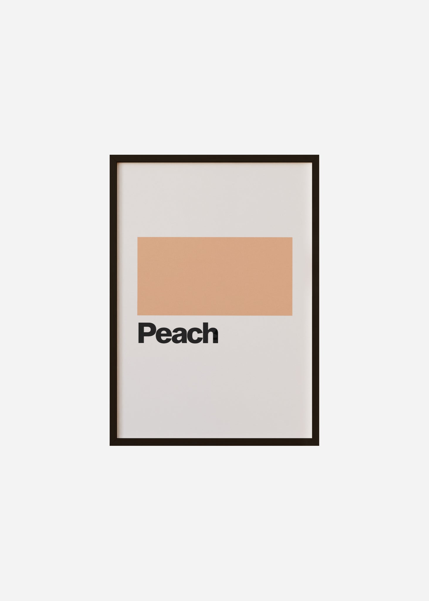 Peach Framed Print