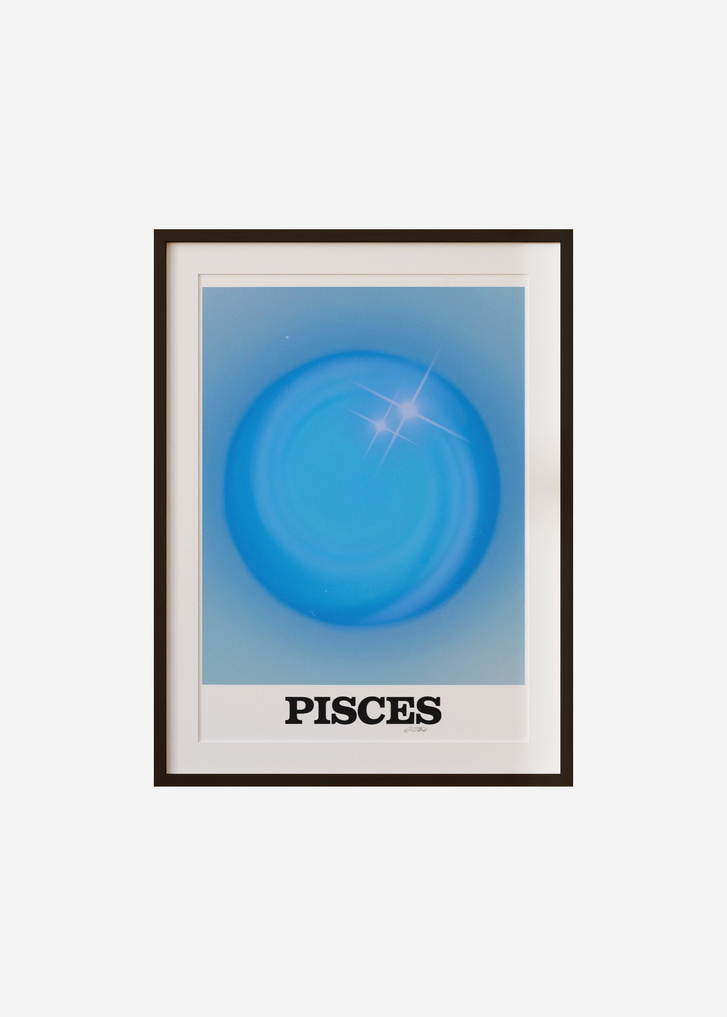 Pisces Aura Framed & Mounted Print