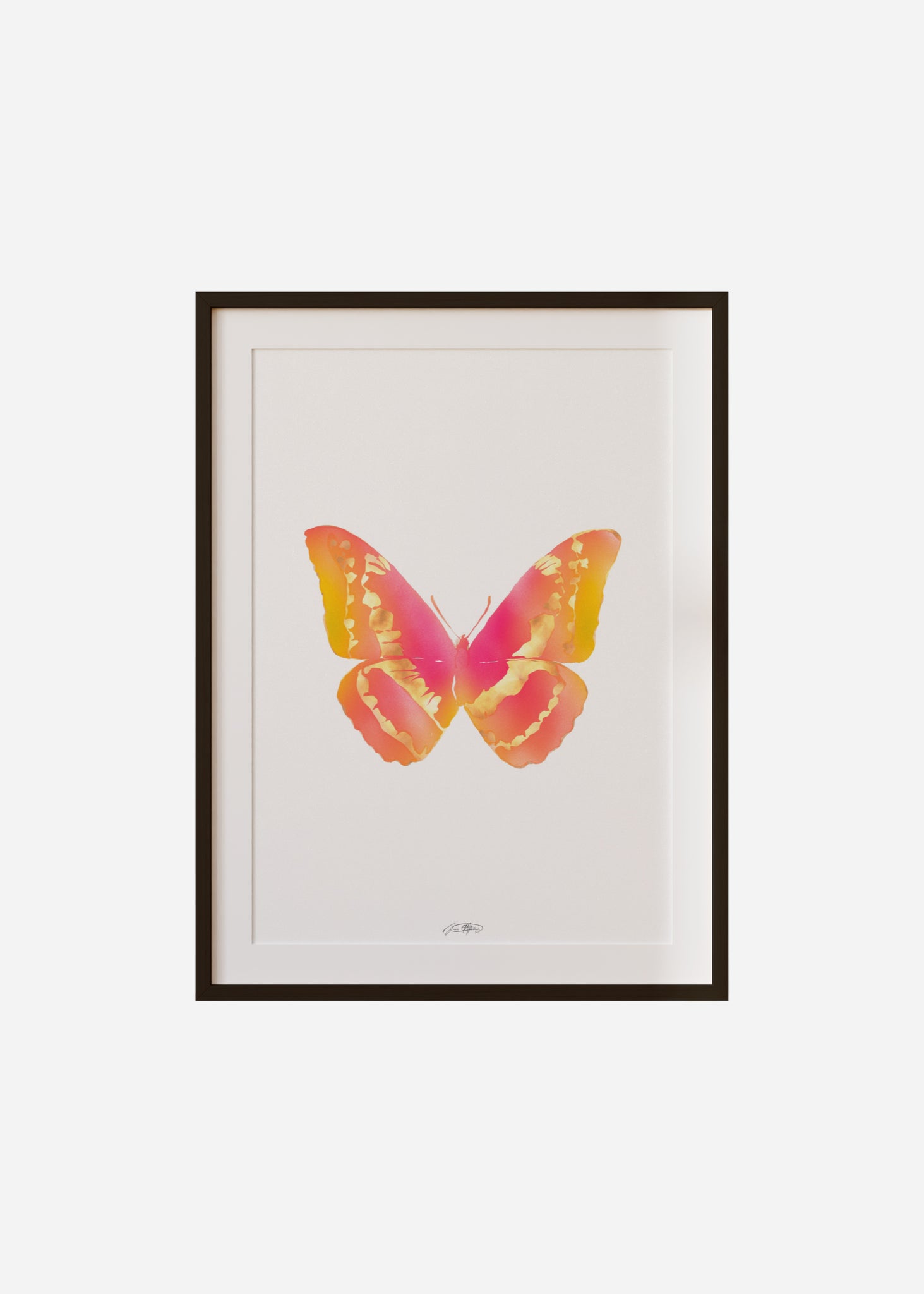 Butterflies / Psyche 057 Framed & Mounted Print