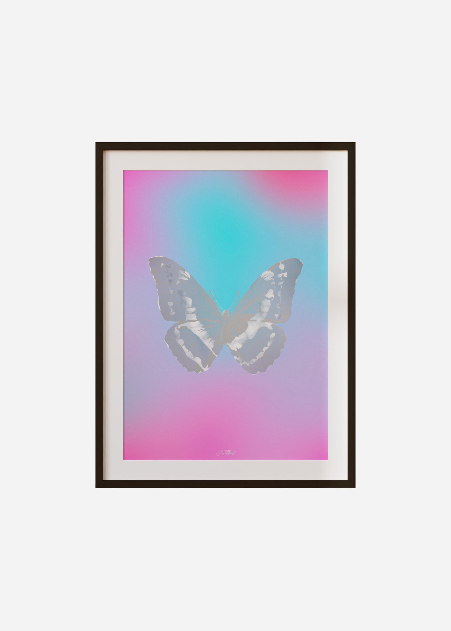 Butterflies / Psyche 102 Framed & Mounted Print