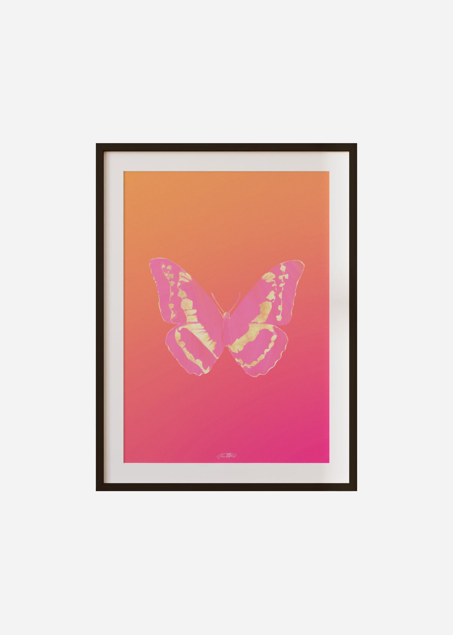 Butterflies / Psyche 115 Framed & Mounted Print