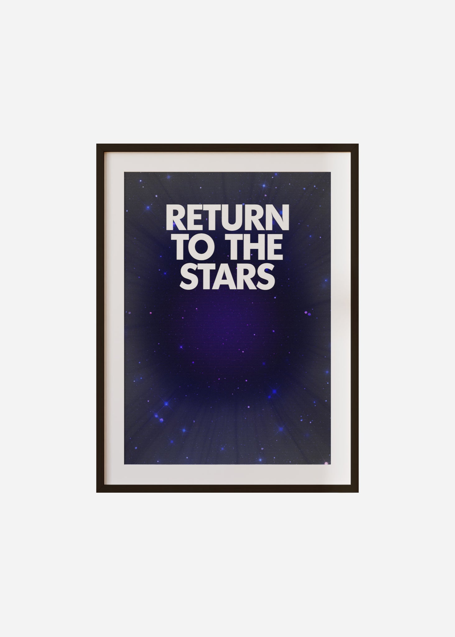 return to the stars Framed & Mounted Print