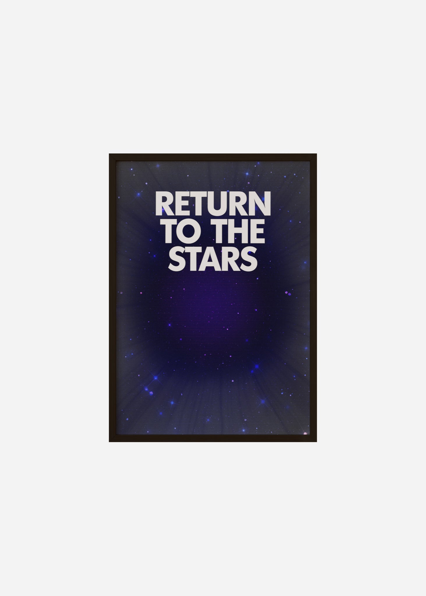 return to the stars Framed Print