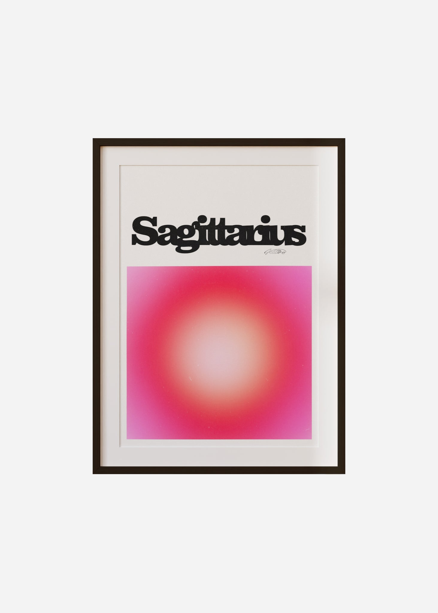 Sagittarius Aura Framed & Mounted Print