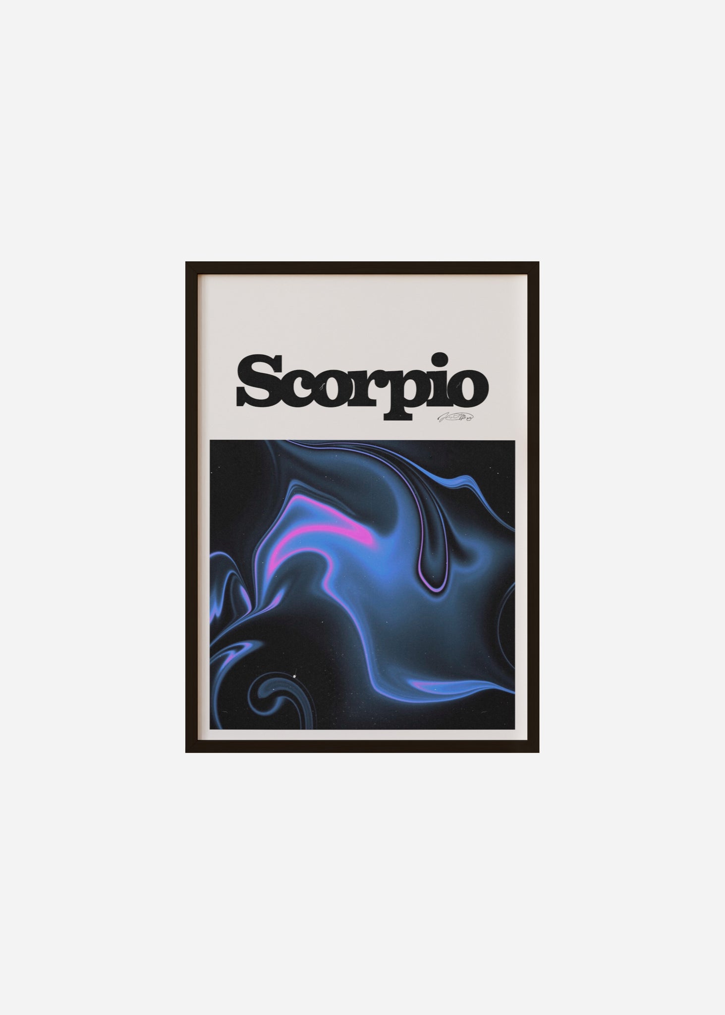 Scorpio Aura Framed Print