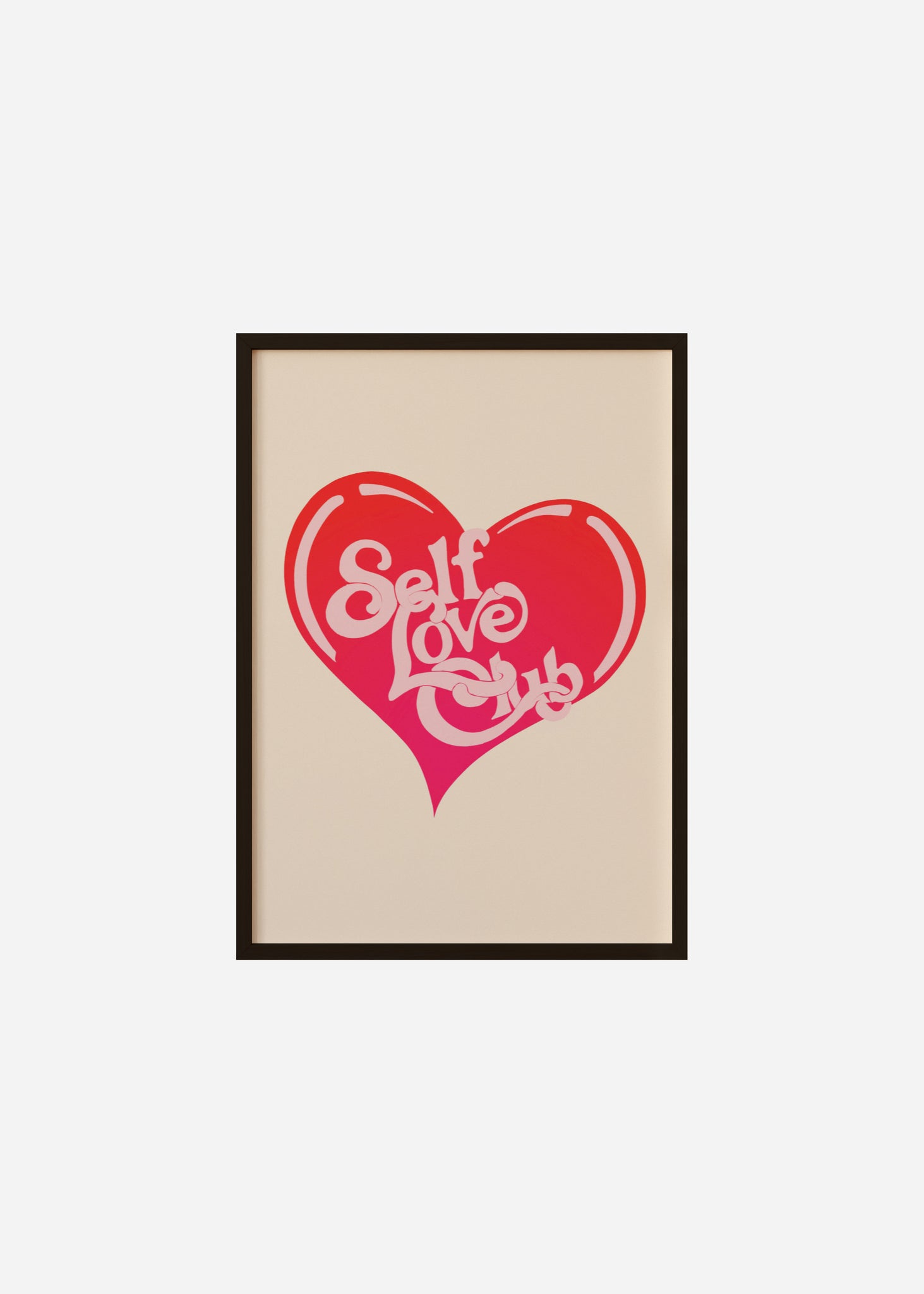 self love club Framed Print