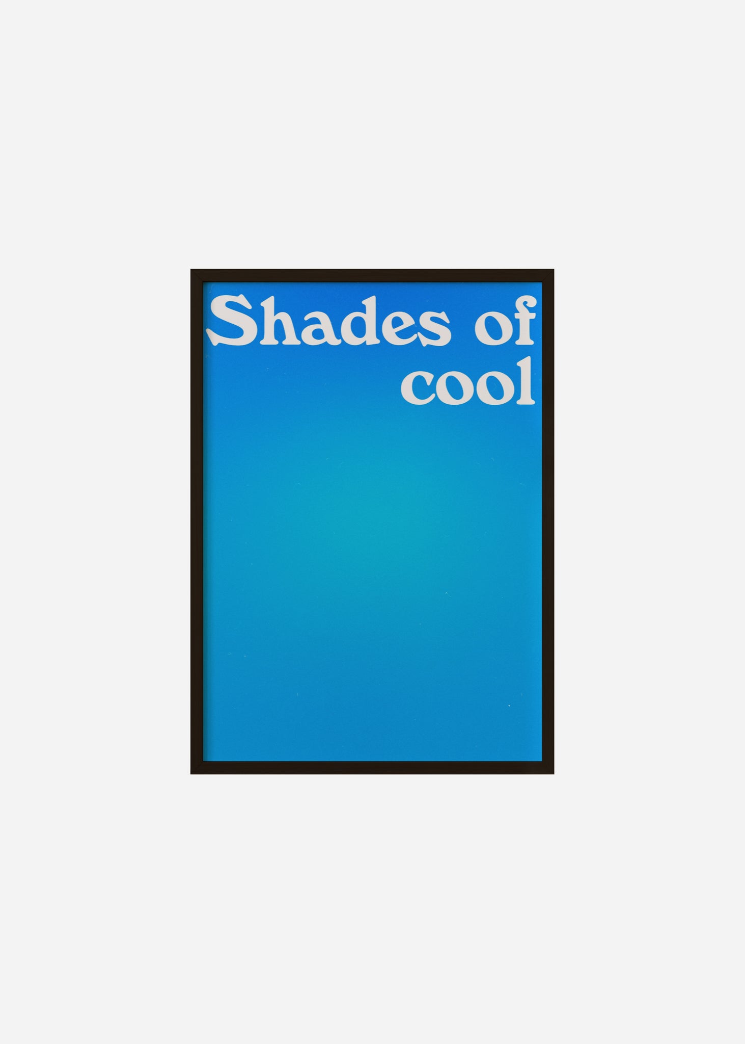 shades of cool Framed Print