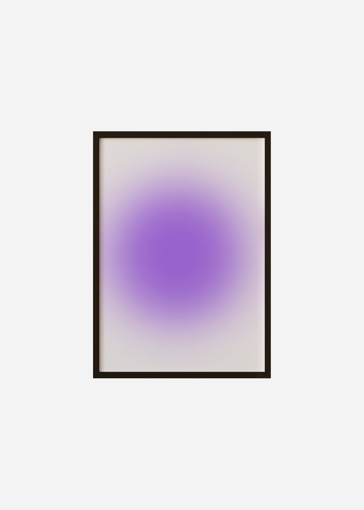 simple gradient / purple Framed Print