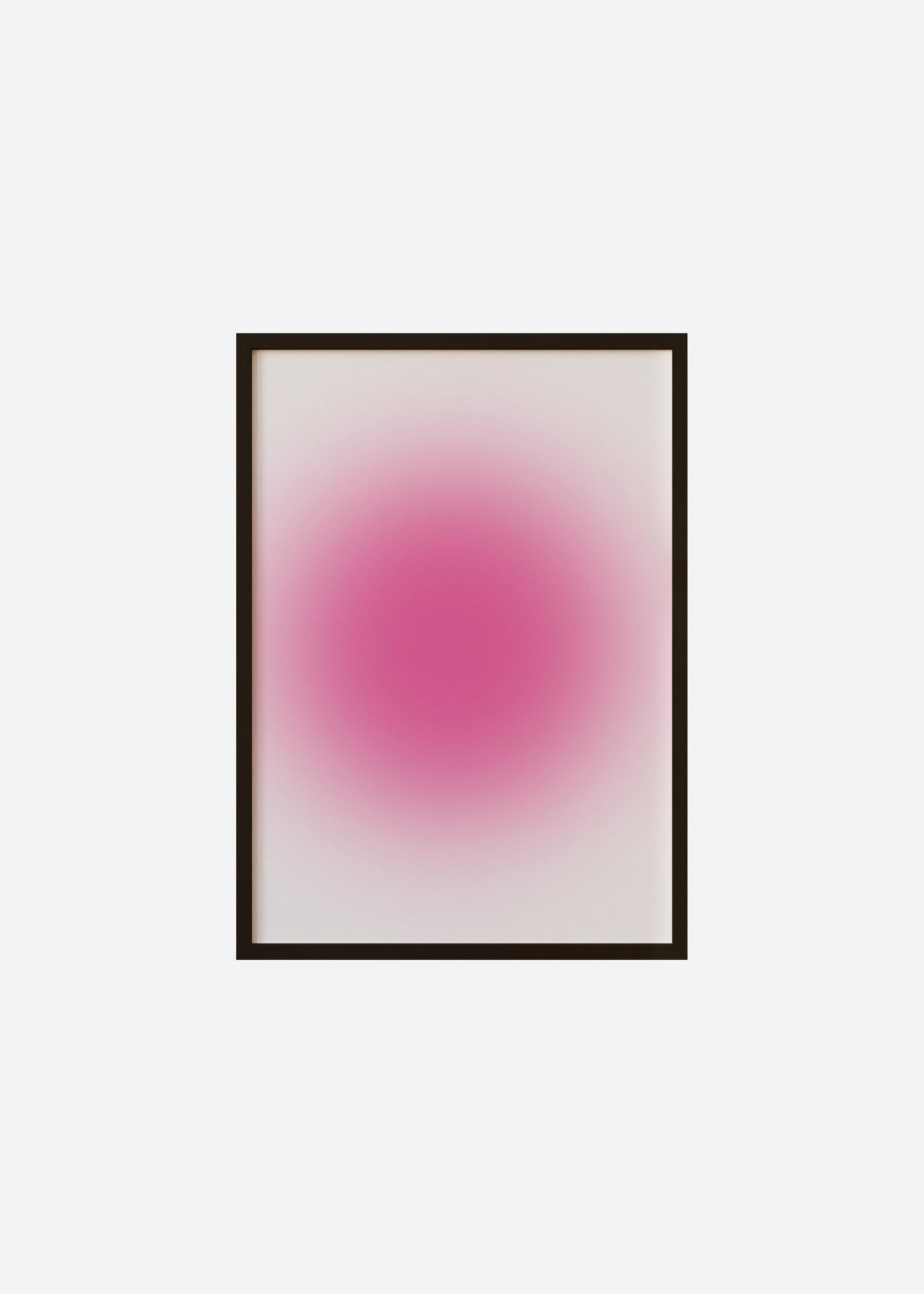 simple gradient / pink Framed Print