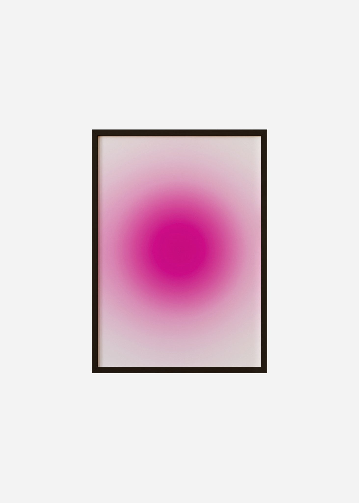 simple gradient / pink Framed Print