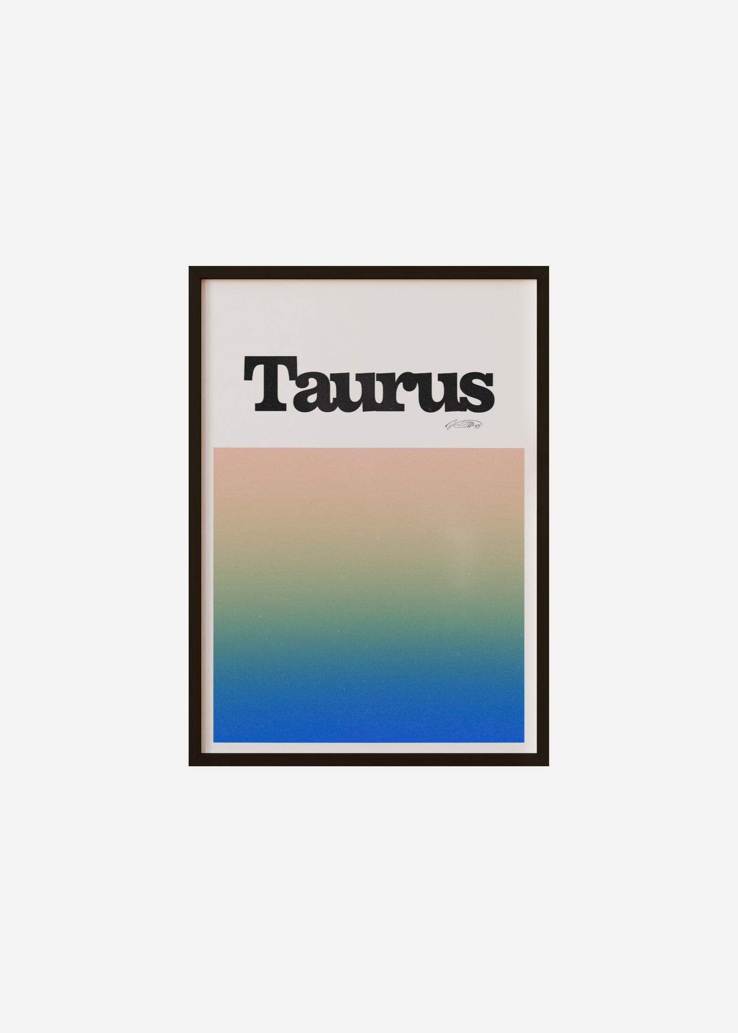 Taurus Aura Framed Print