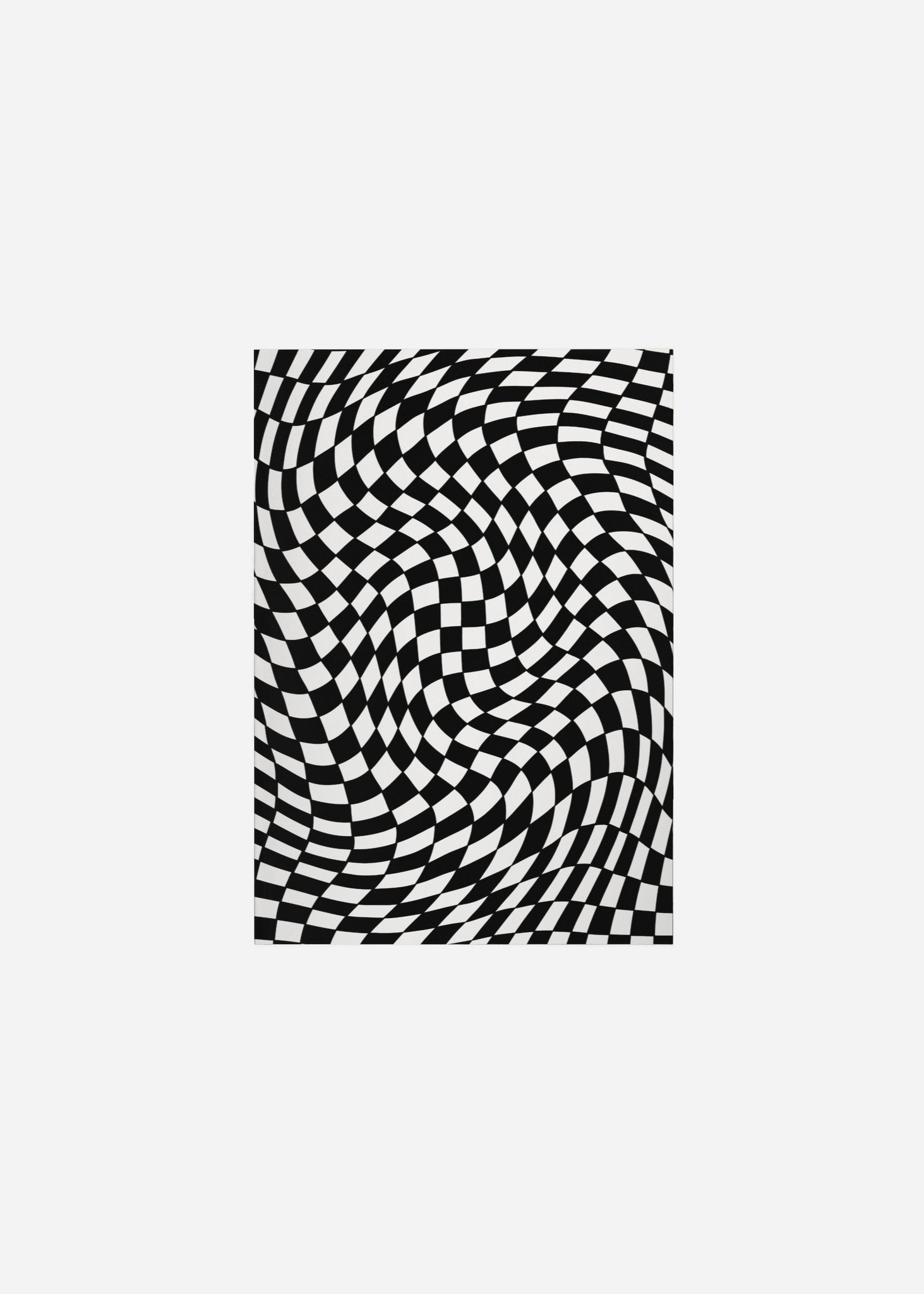Wavy Checkers Fine Art Print