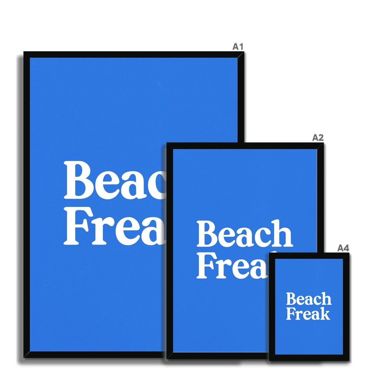 beach freak Framed Print