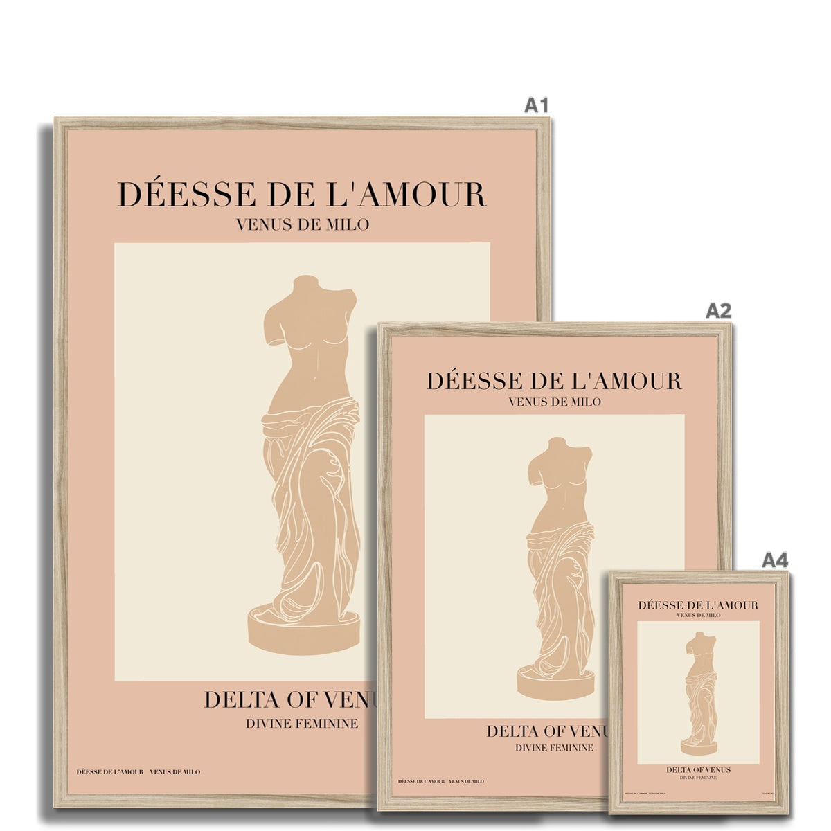 © les muses / Divine Feminine is a dreamy wall art collection featuring line art drawings of the female figure. The minimalist feminine art prints add a vintage touch to any wall gallery.