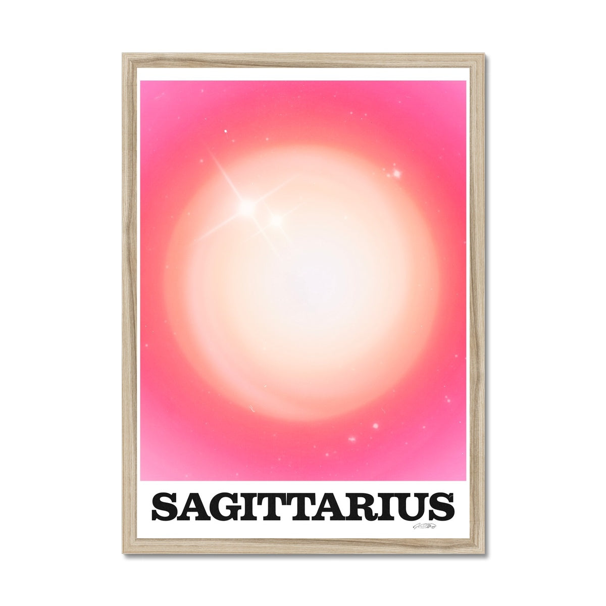 Our Sagittarius Aura art print is the perfect wall art to show off your star sign. Find a zodiac gradient print or poster in our astrology collection.
