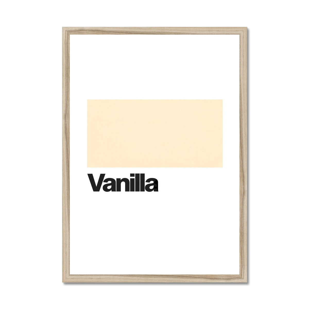 Vanilla Framed Print